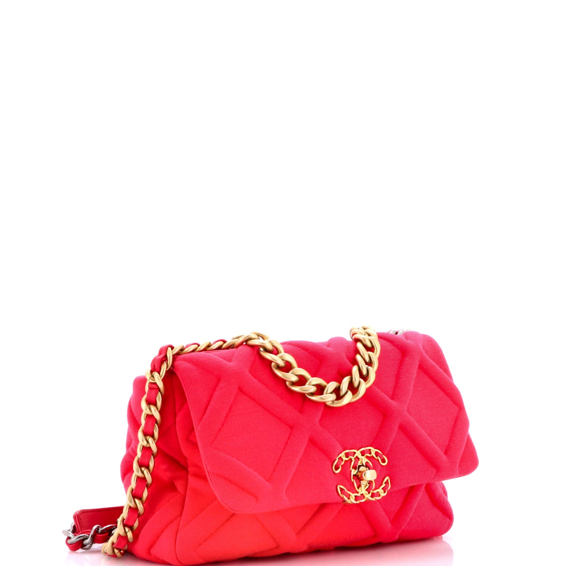 19 Flap Bag Quilted Jersey Medium