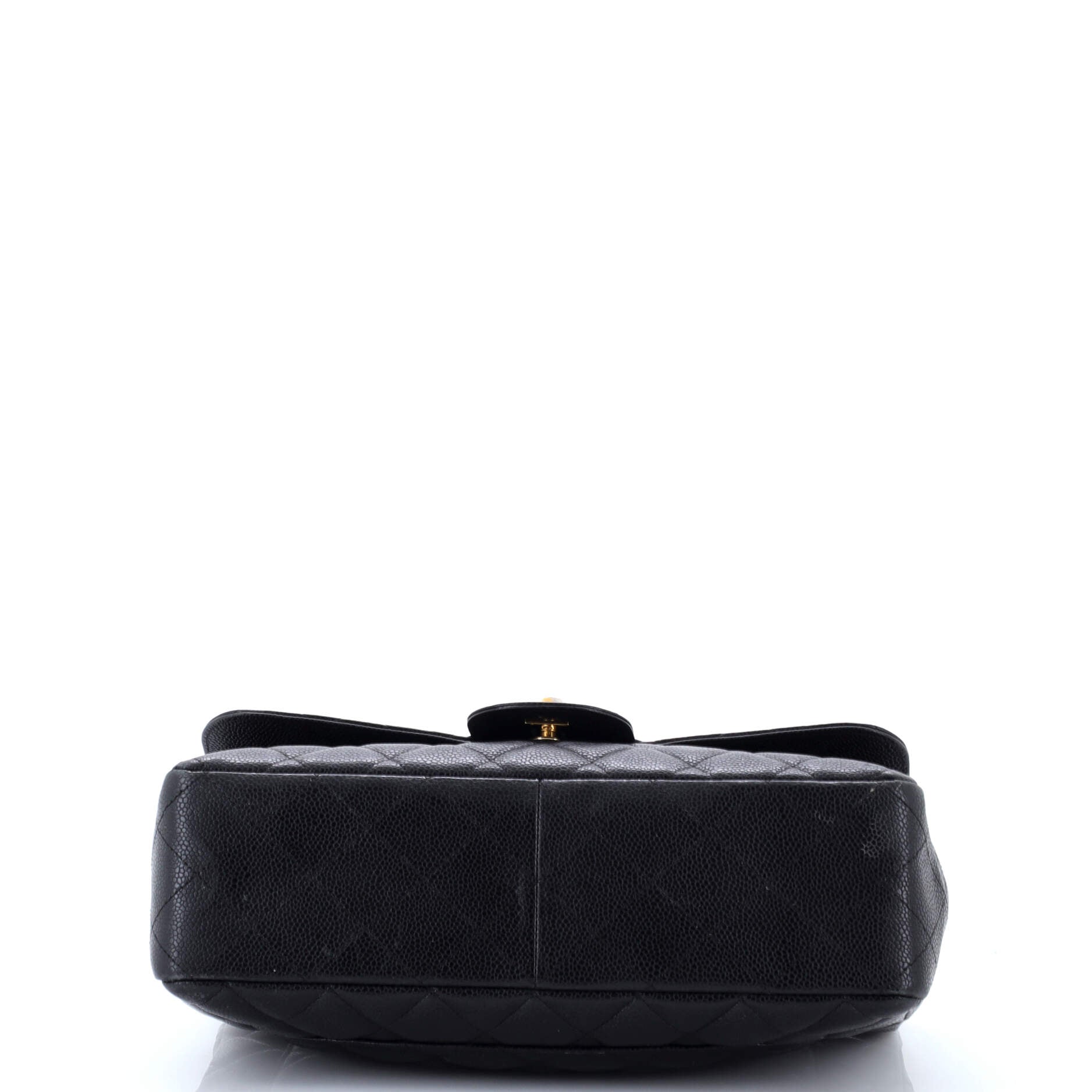 Vintage Classic Single Flap Bag Quilted Caviar Jumbo