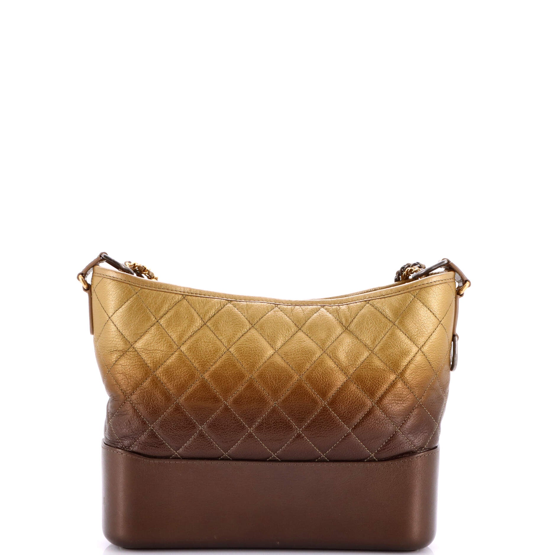 Gabrielle Hobo Quilted Ombre Goatskin Medium