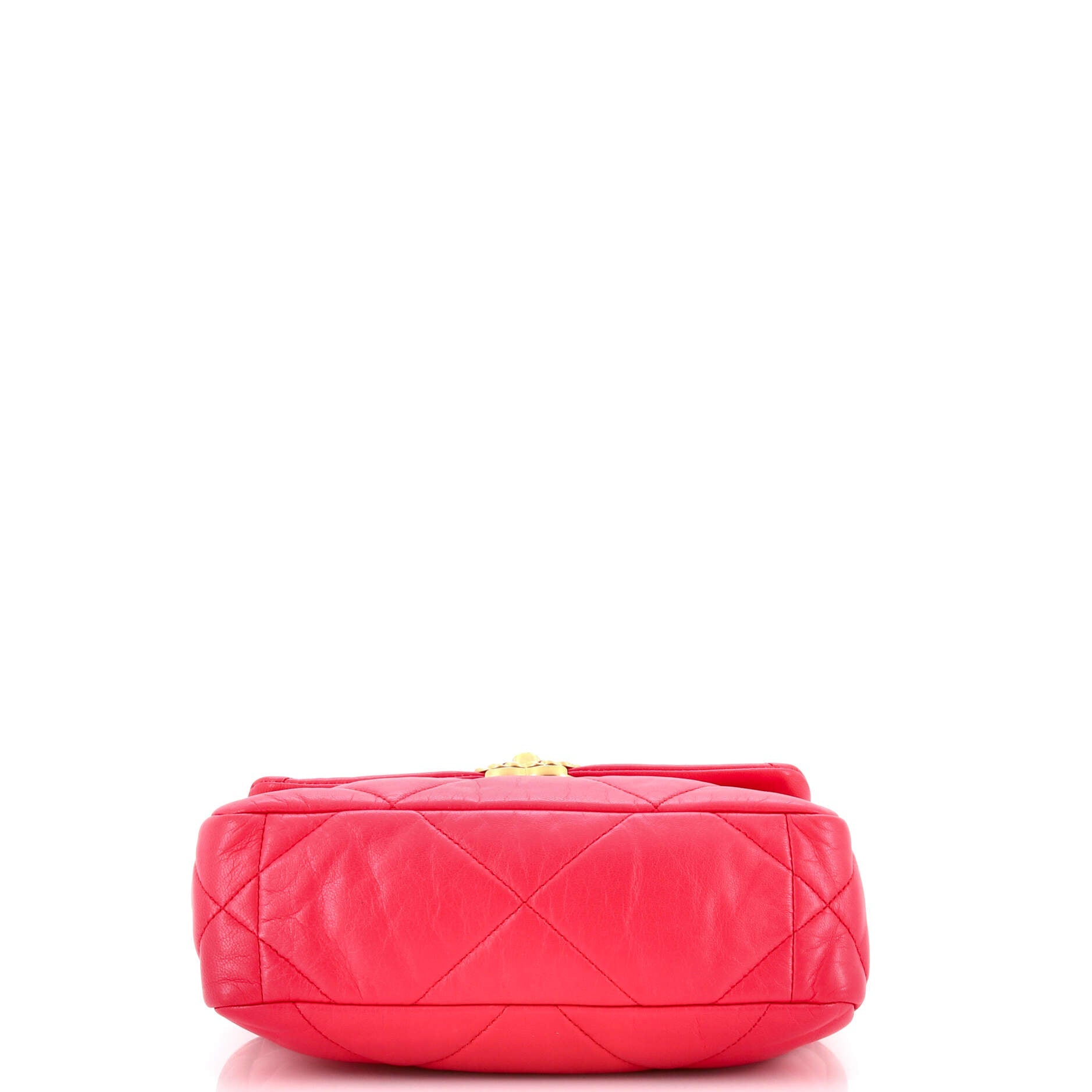 19 Flap Bag Quilted Leather Medium