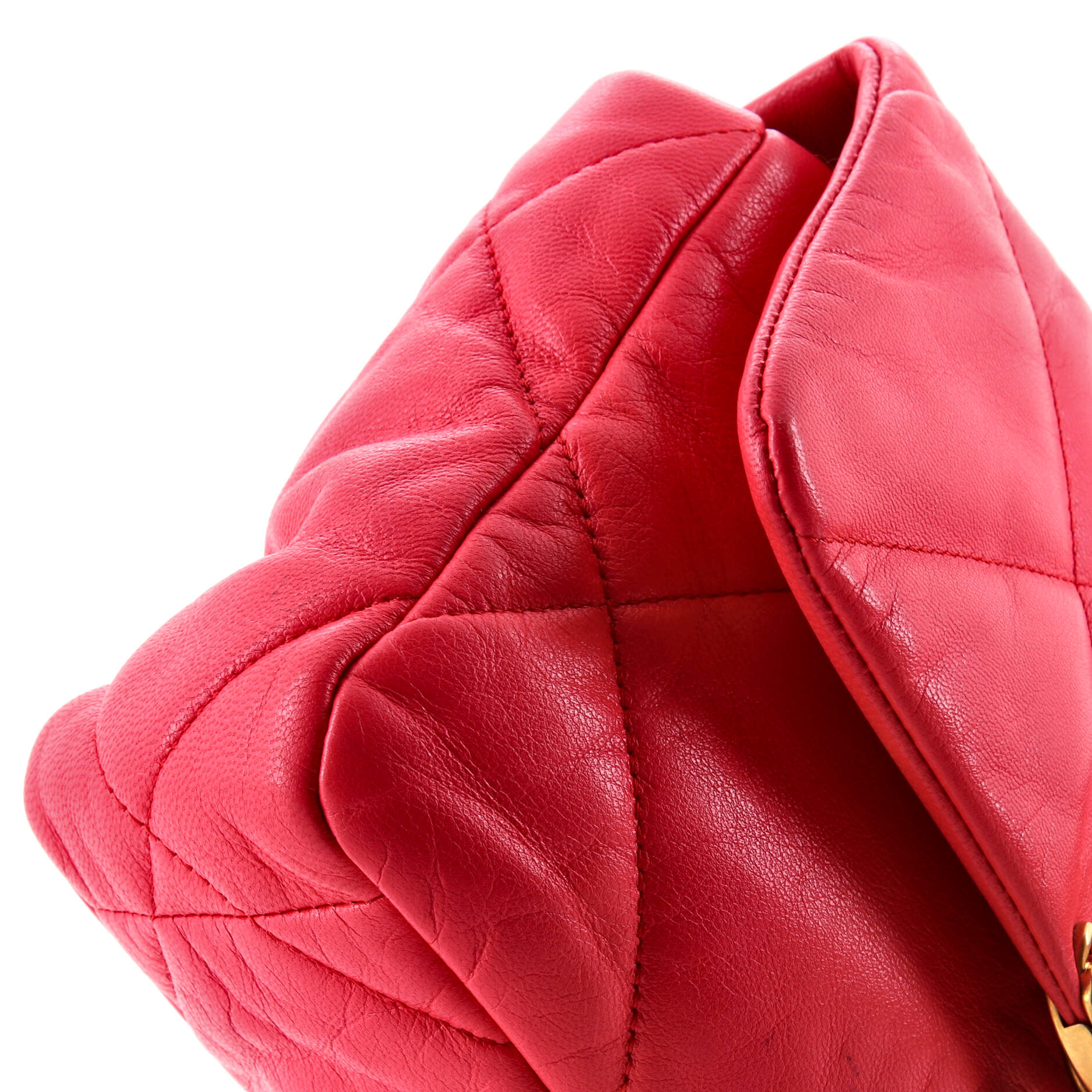 19 Flap Bag Quilted Leather Medium