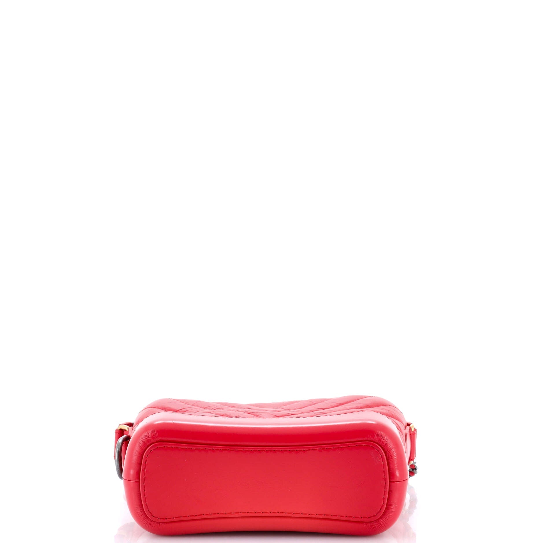 Gabrielle Hobo Chevron Aged Calfskin Small