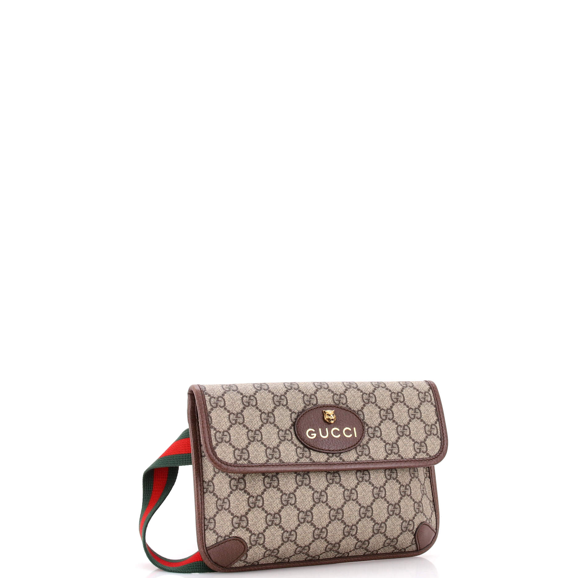 Neo Vintage Flap Belt Bag GG Coated Canvas