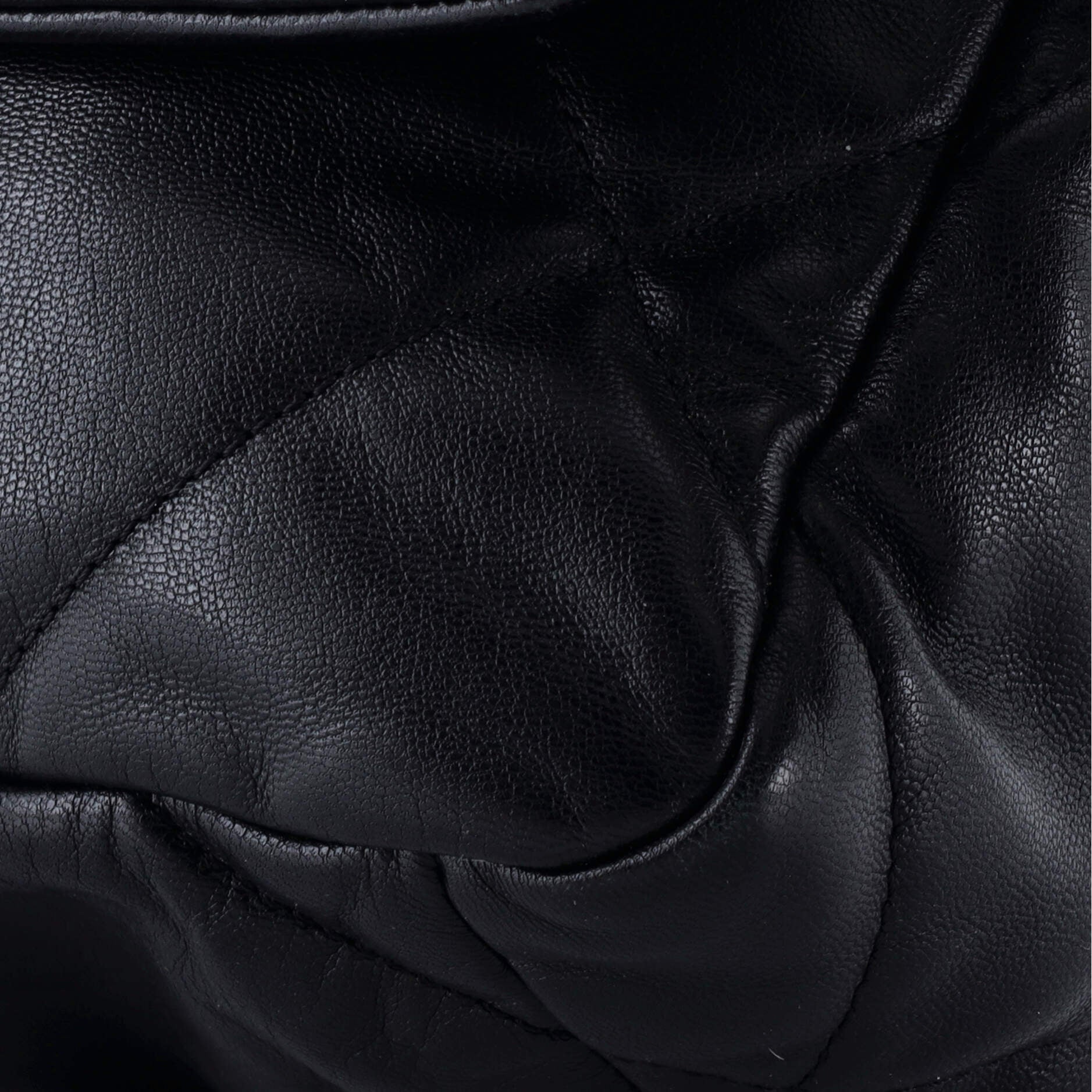 19 Flap Bag Quilted Leather Medium