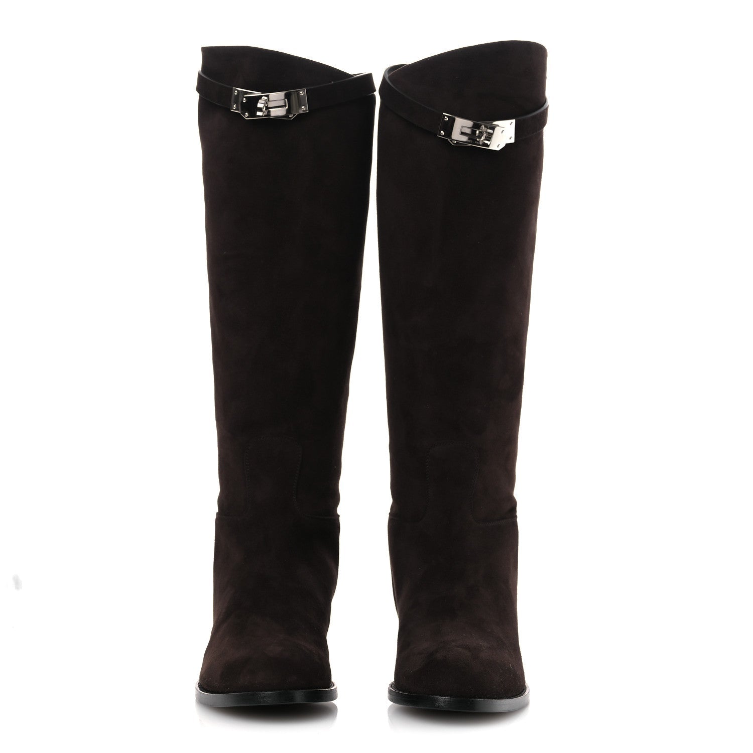 Suede Kelly Jumping Boots 38 Marron Ebene