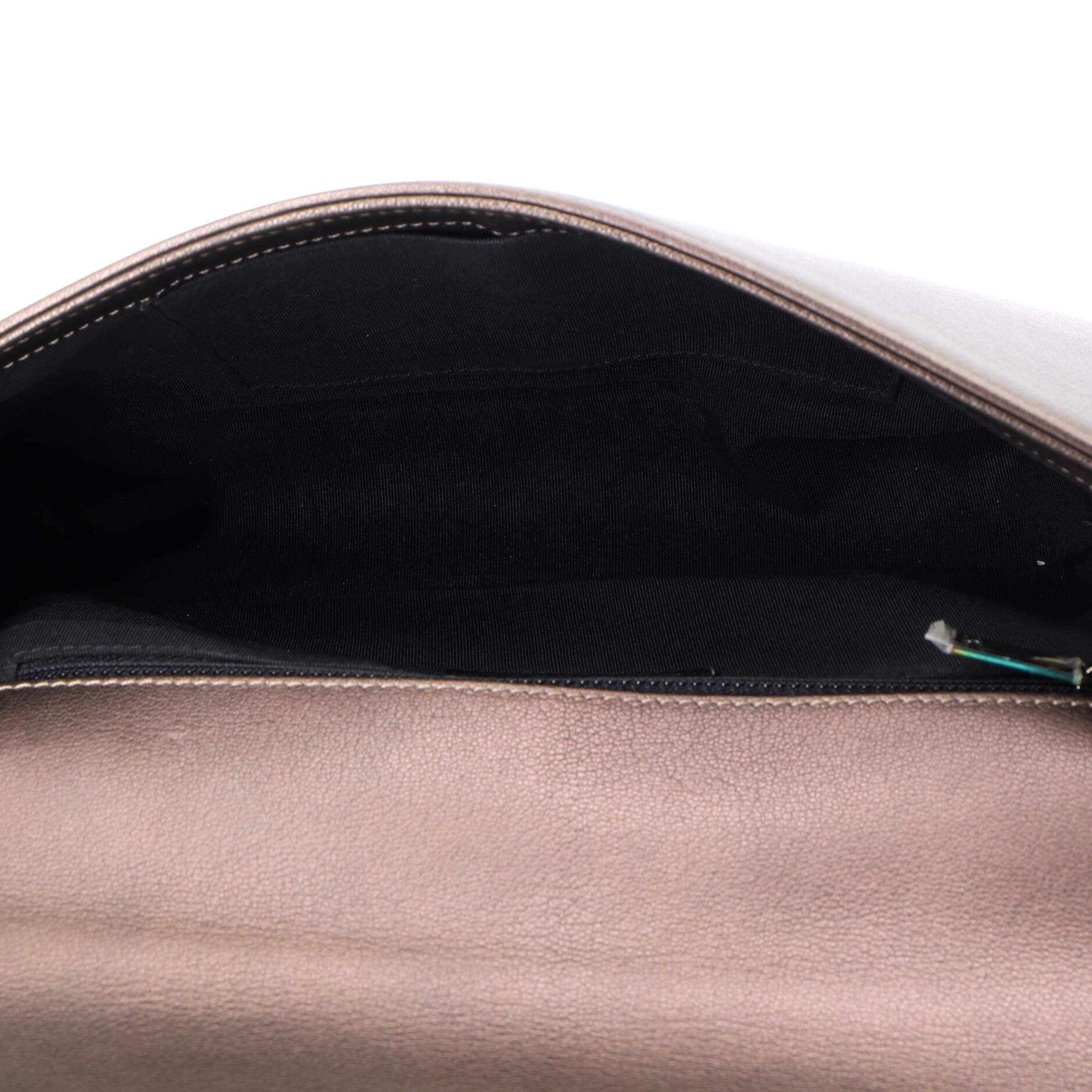 Boy Flap Bag Quilted Iridescent Goatskin New Medium