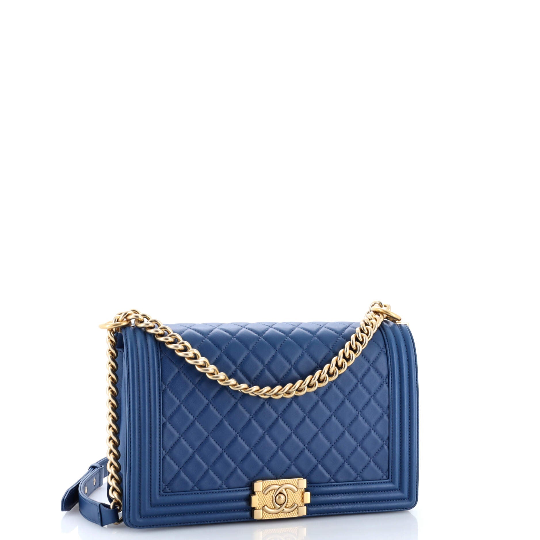 Boy Flap Bag Quilted Lambskin New Medium