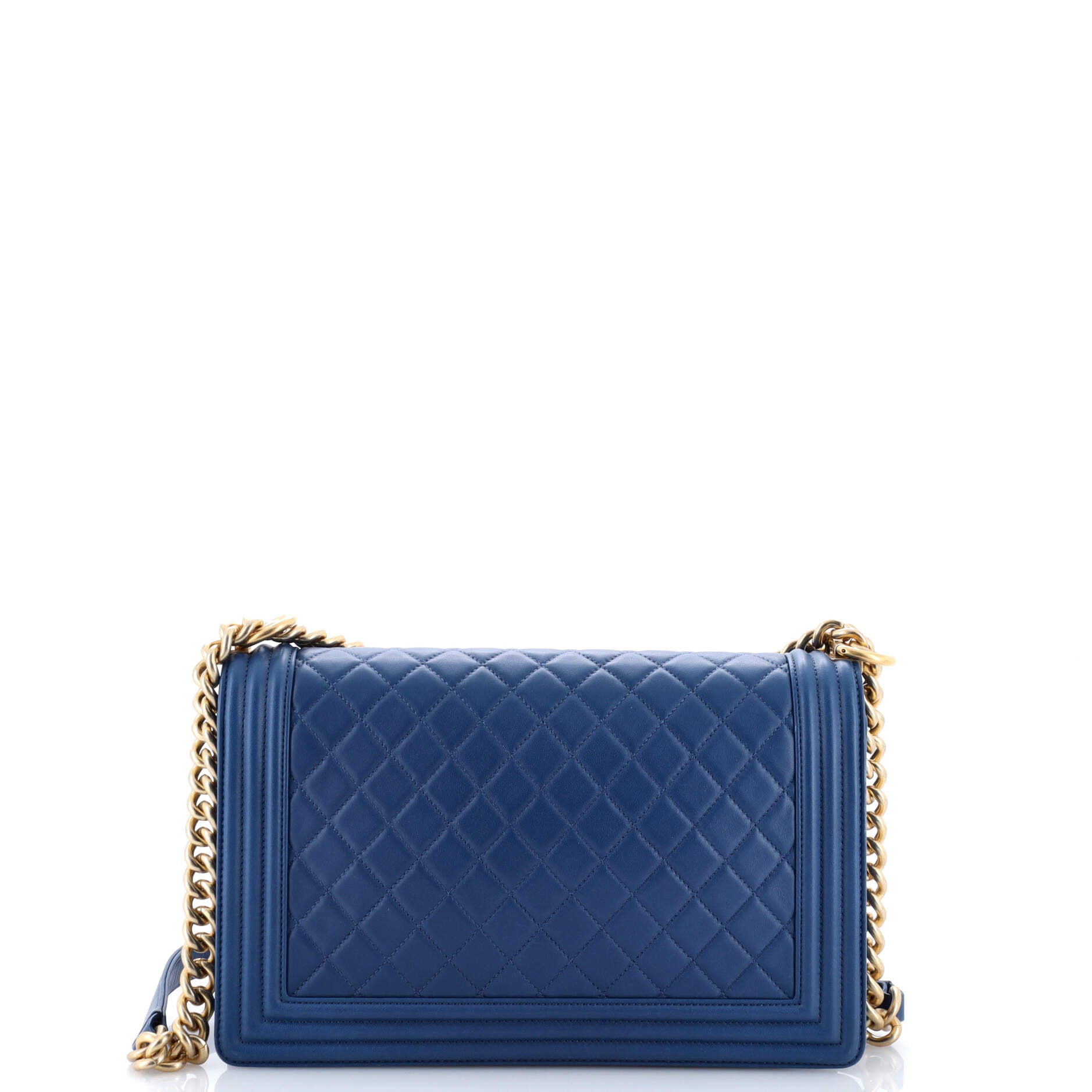Boy Flap Bag Quilted Lambskin New Medium