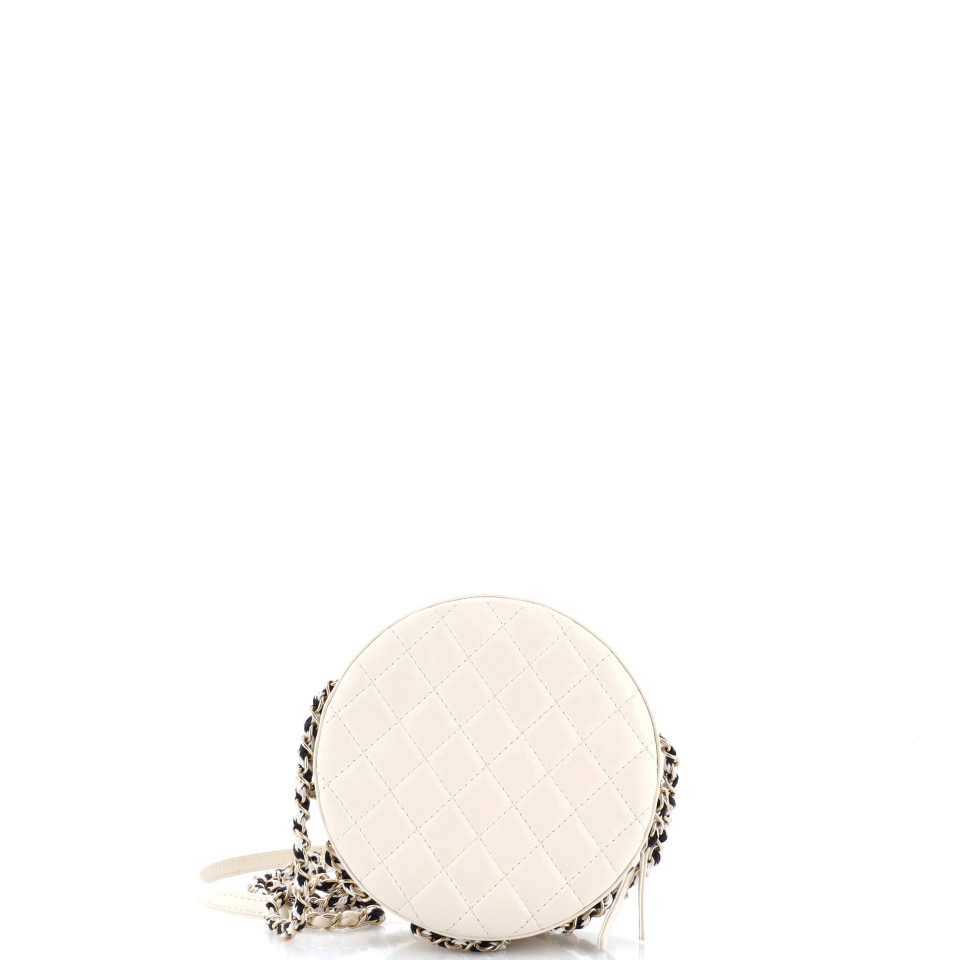 Lifesaver Round Crossbody Bag Lambskin Small