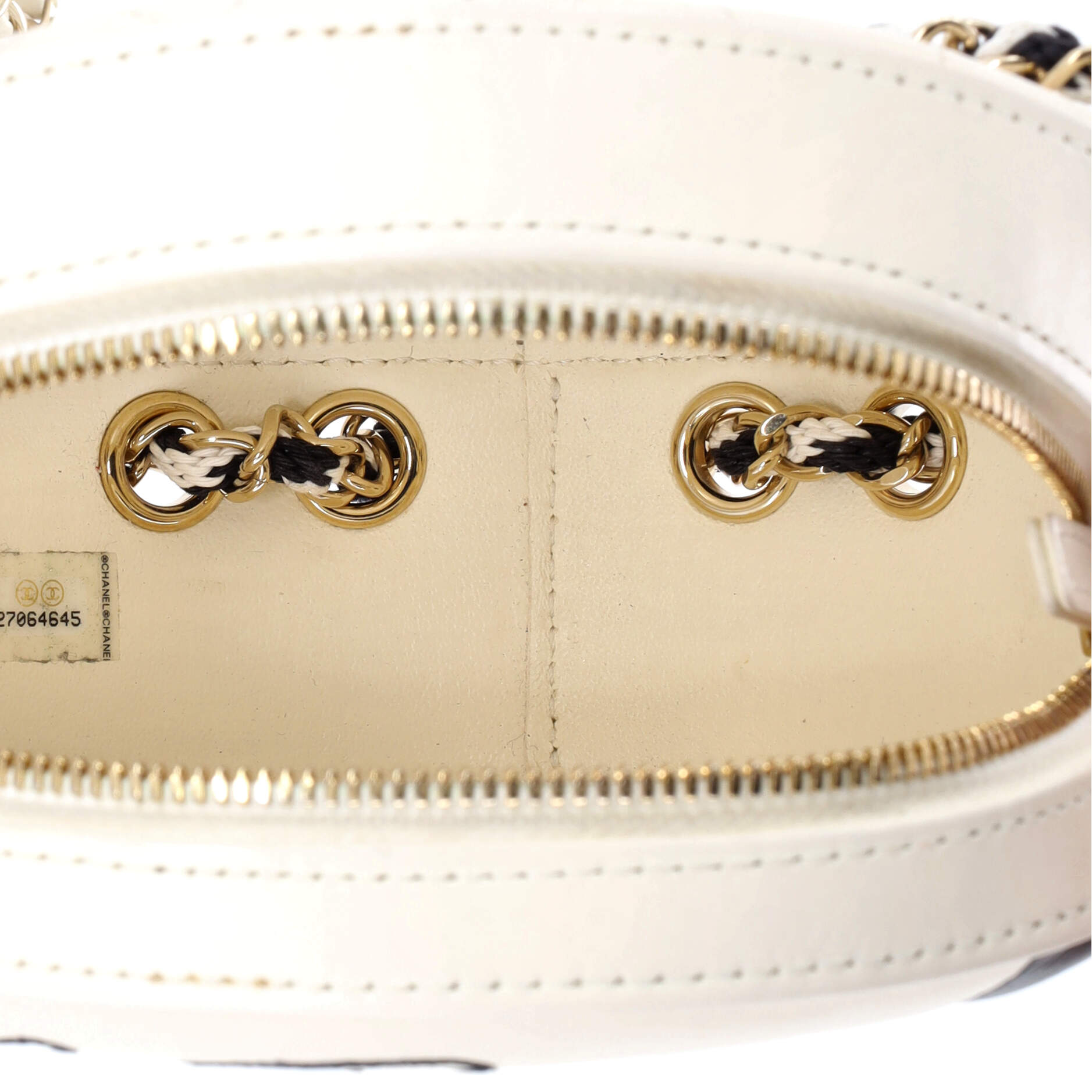 Lifesaver Round Crossbody Bag Lambskin Small