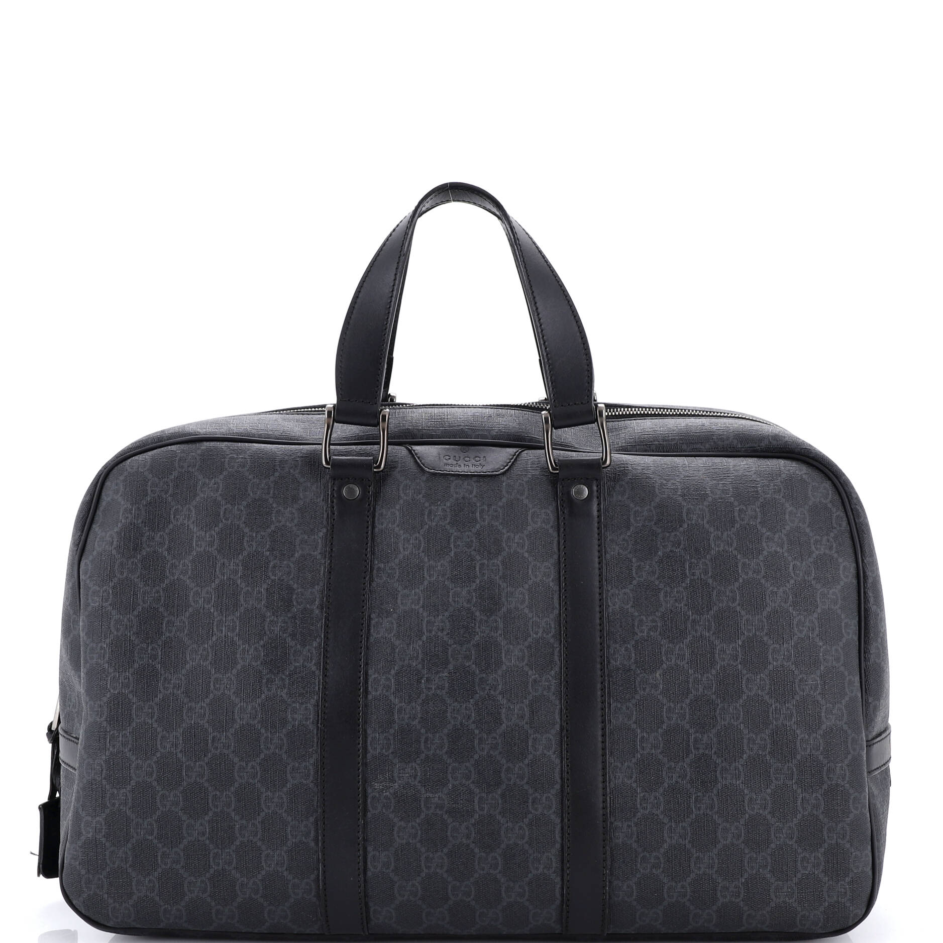 Zip Weekender Tote GG Coated Canvas Large