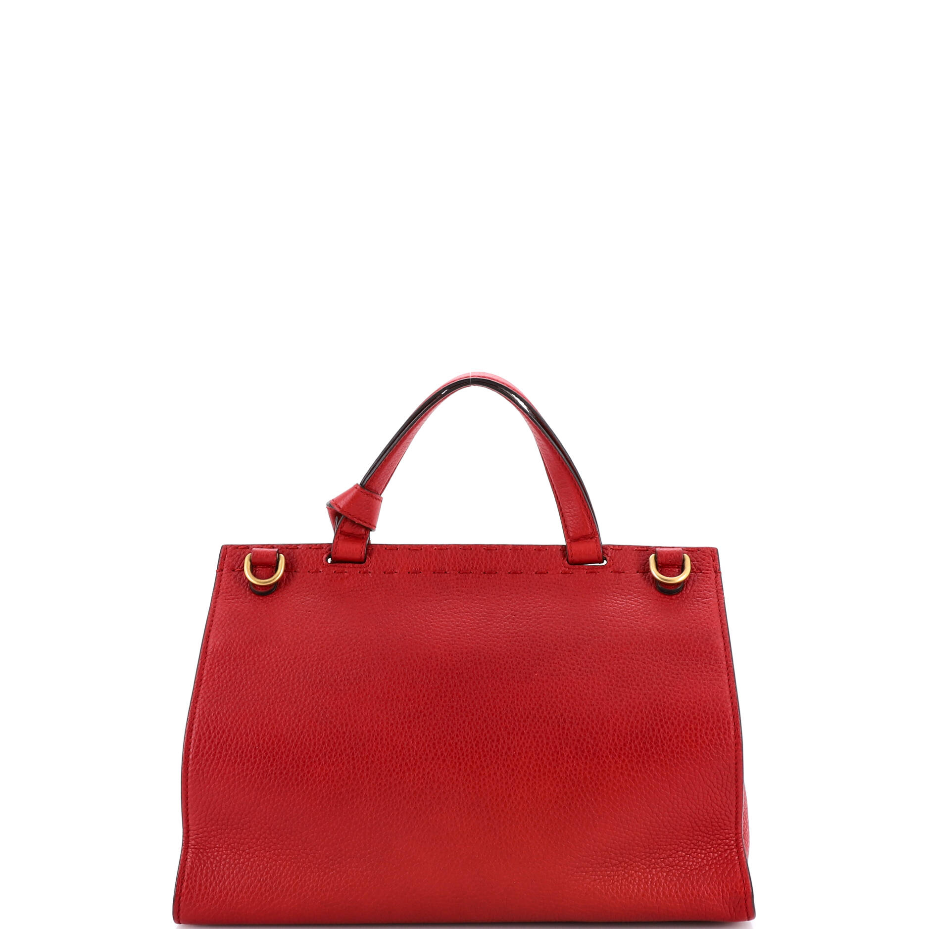 GG Marmont Top Handle Bag Leather Small