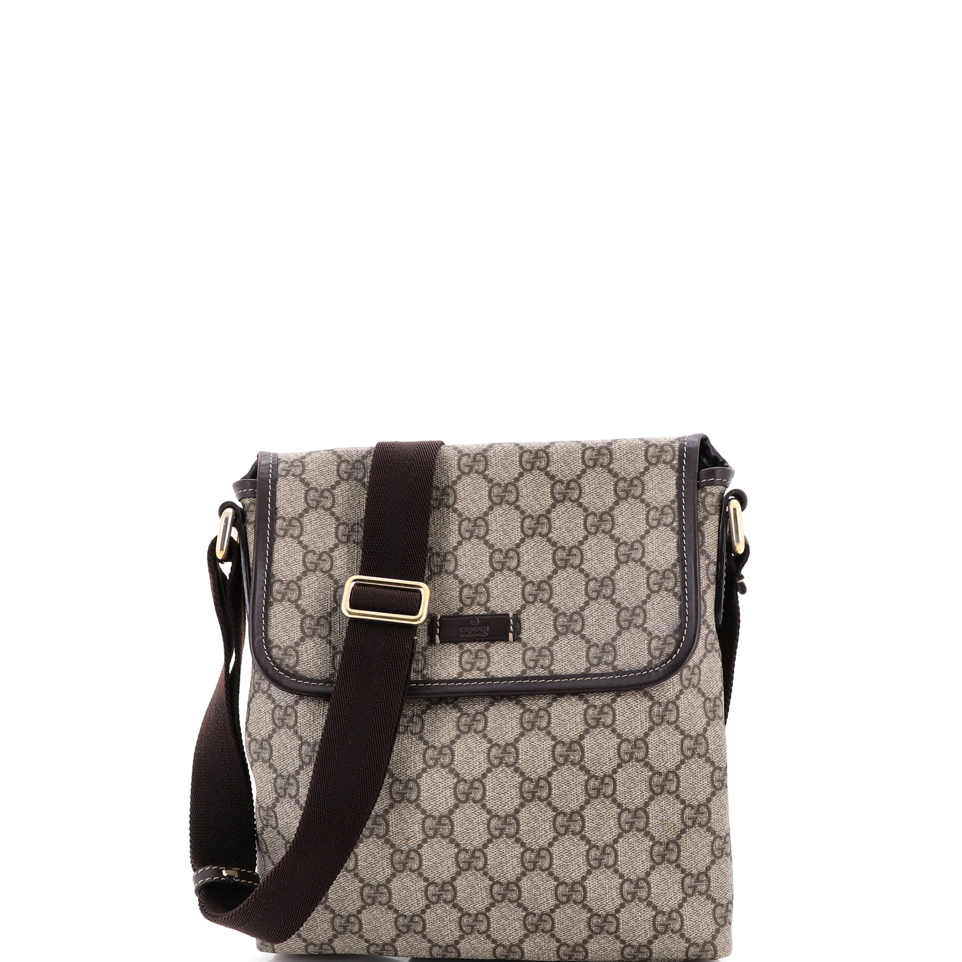 Flap Messenger GG Coated Canvas Small