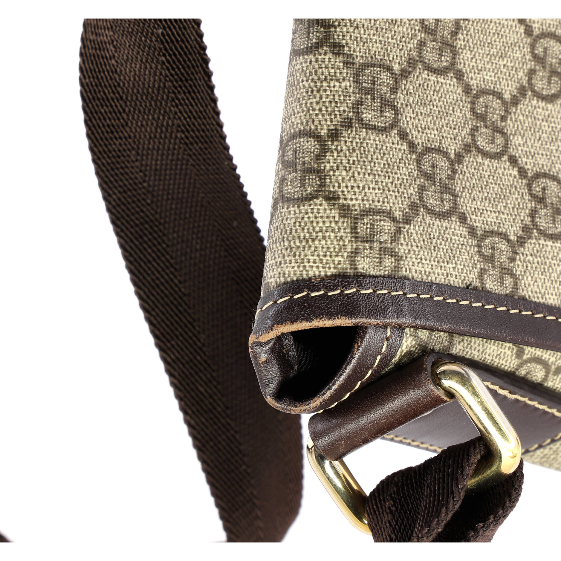 Flap Messenger GG Coated Canvas Small