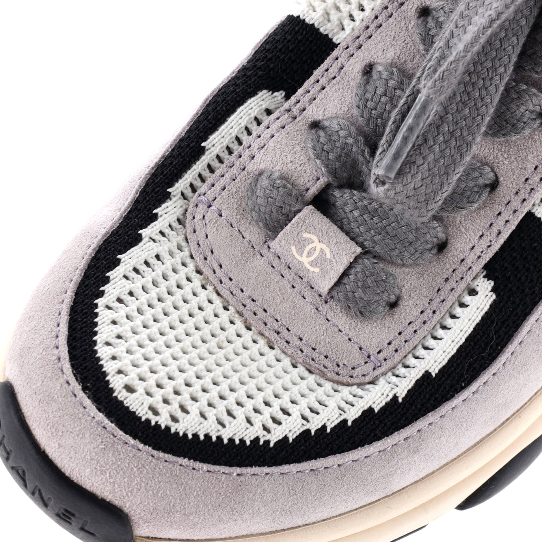 Women's CC Low-Top Sneakers Suede and Mesh