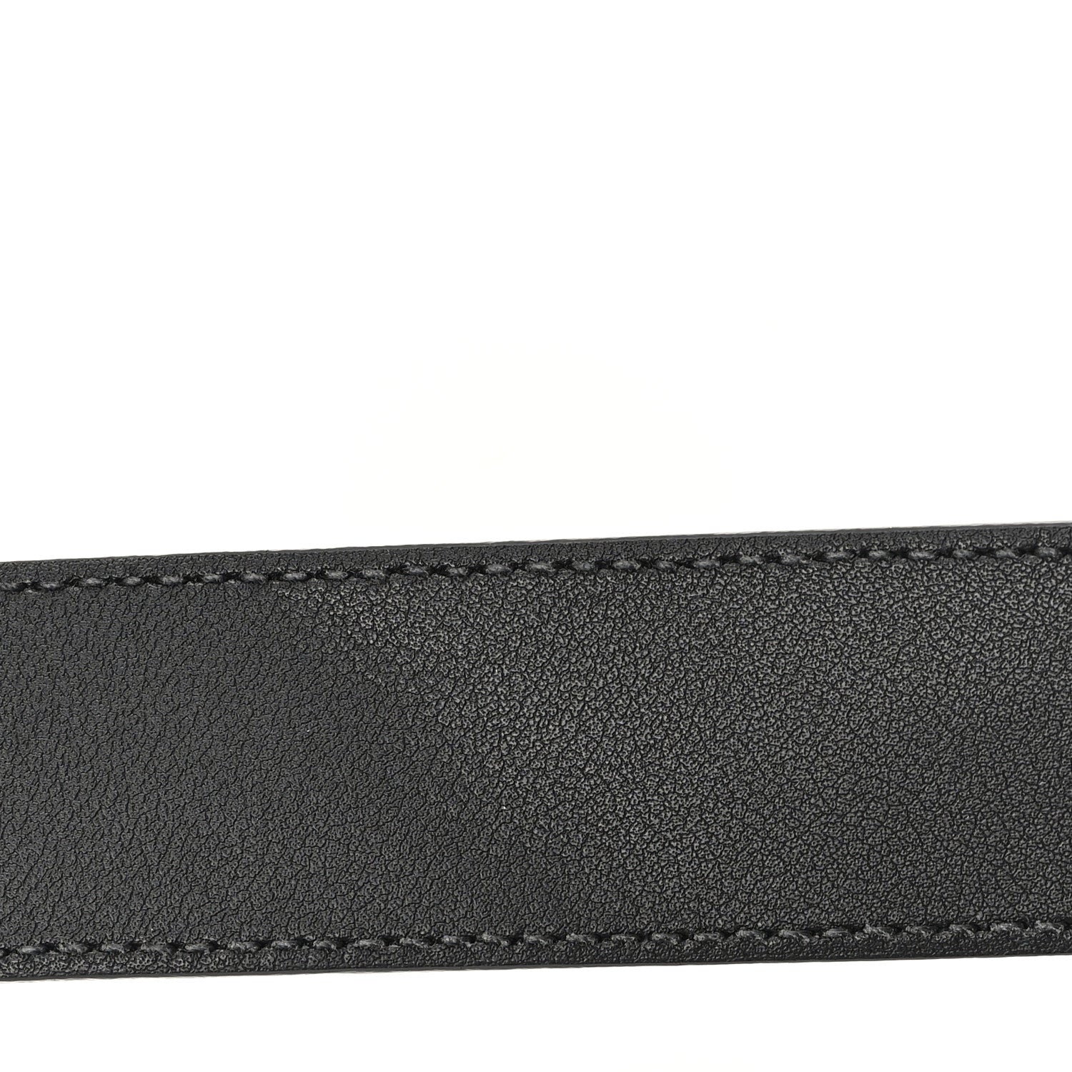 Azalea Calfskin Enamel Monochrome Double G 30mm Belt 90 36 Black