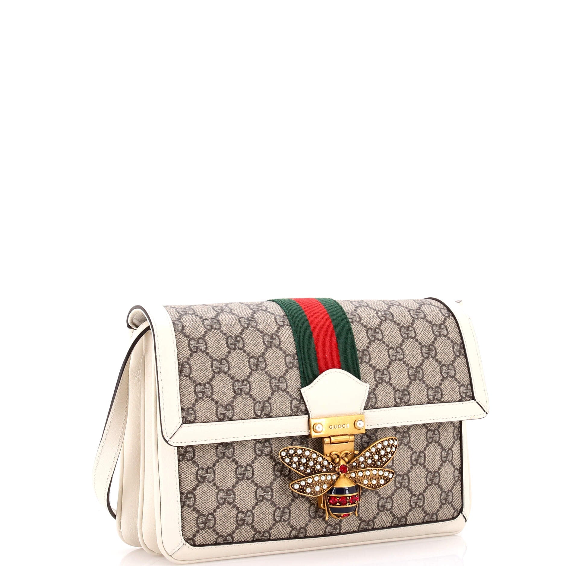 Queen Margaret Shoulder Bag GG Coated Canvas Medium