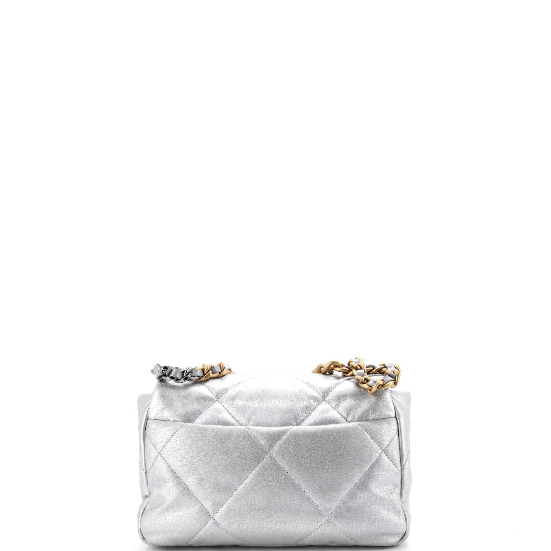 19 Flap Bag Quilted Leather Medium
