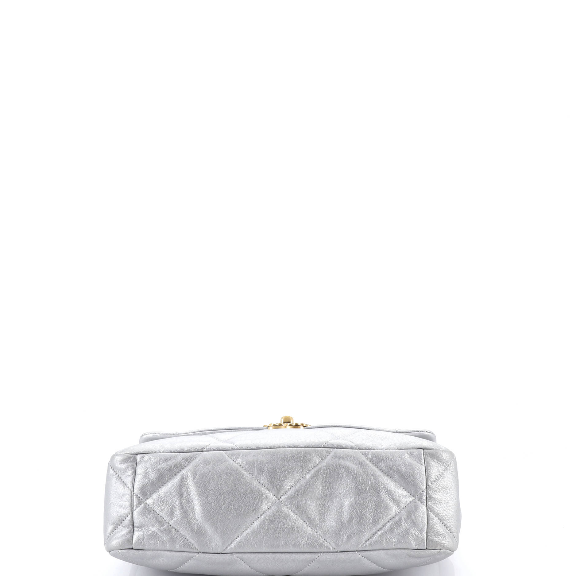 19 Flap Bag Quilted Leather Large