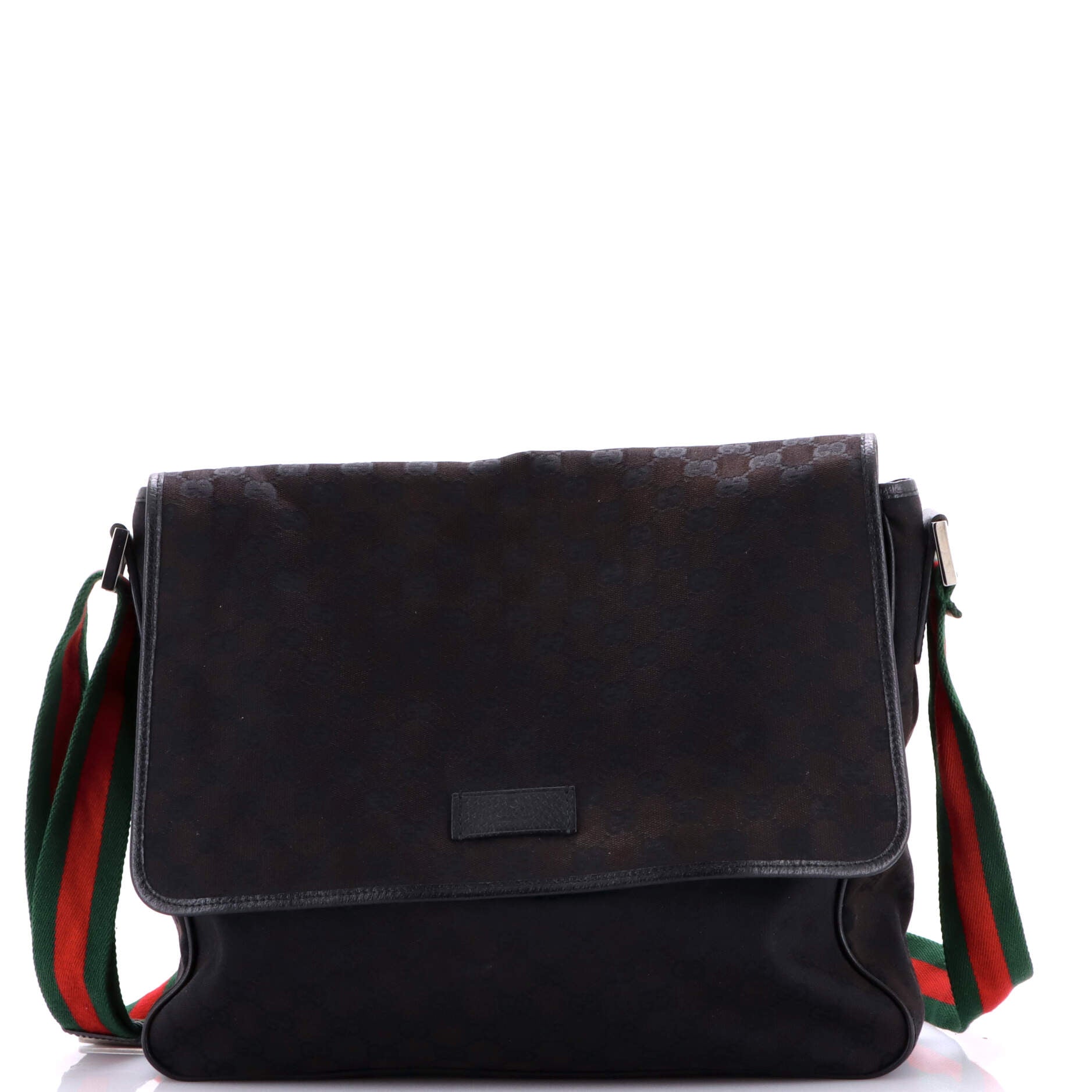 Web Strap Flap Messenger GG Canvas Medium
