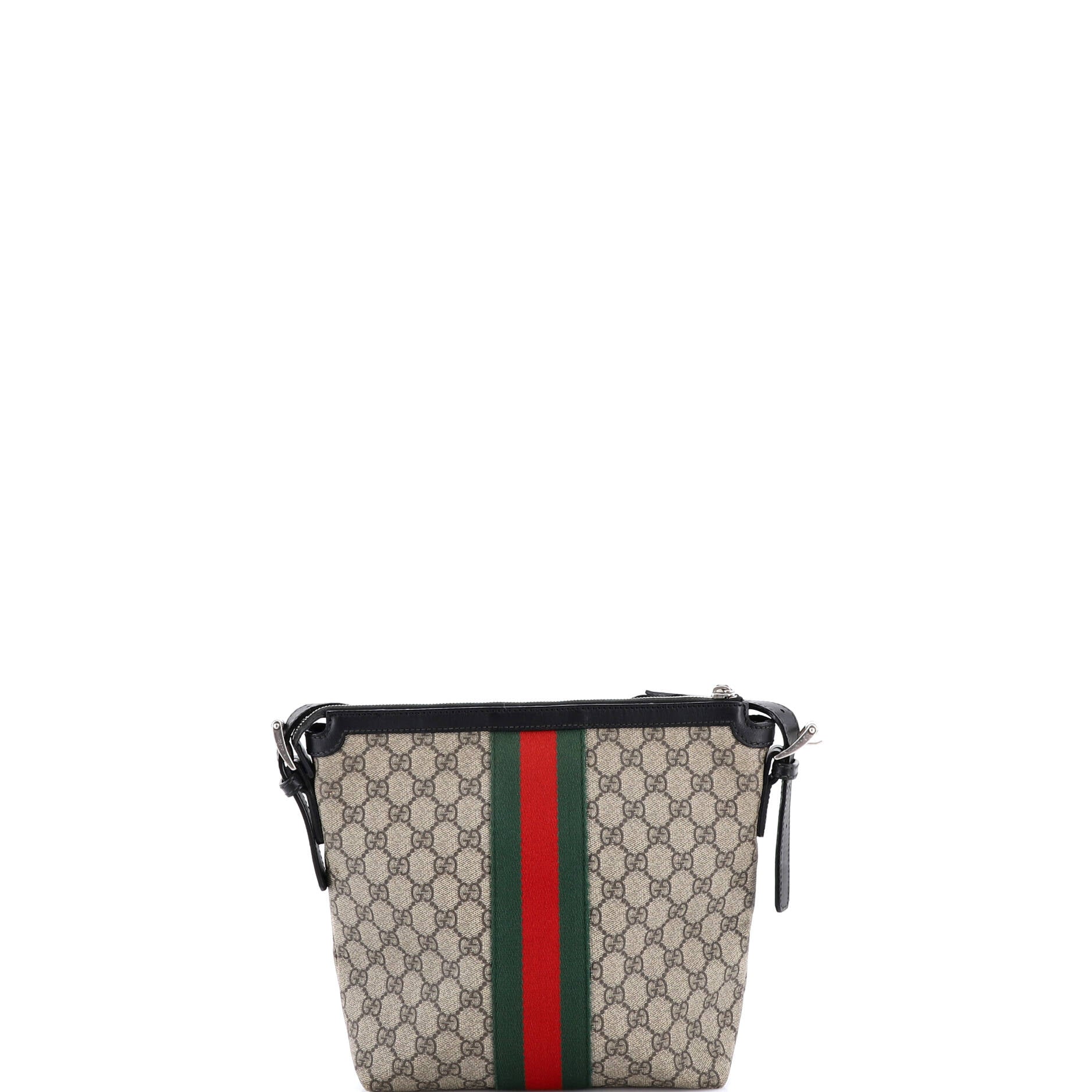 Web Messenger Bag GG Coated Canvas Small