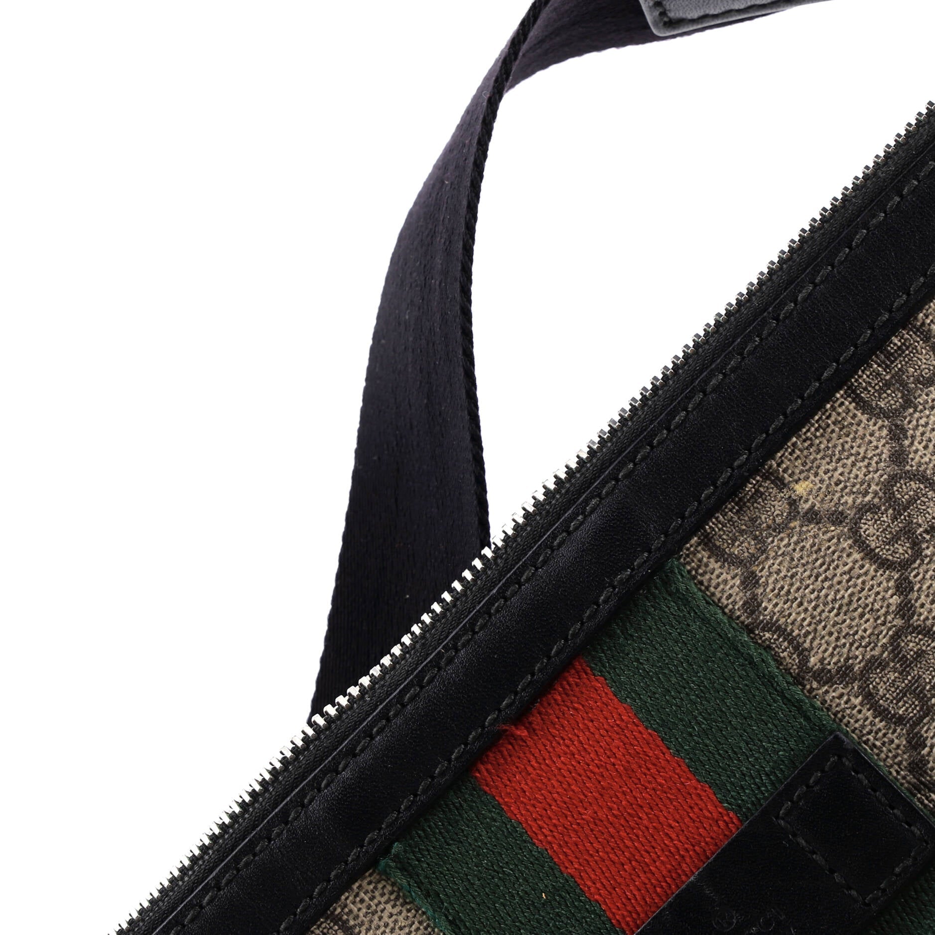 Web Messenger Bag GG Coated Canvas Small