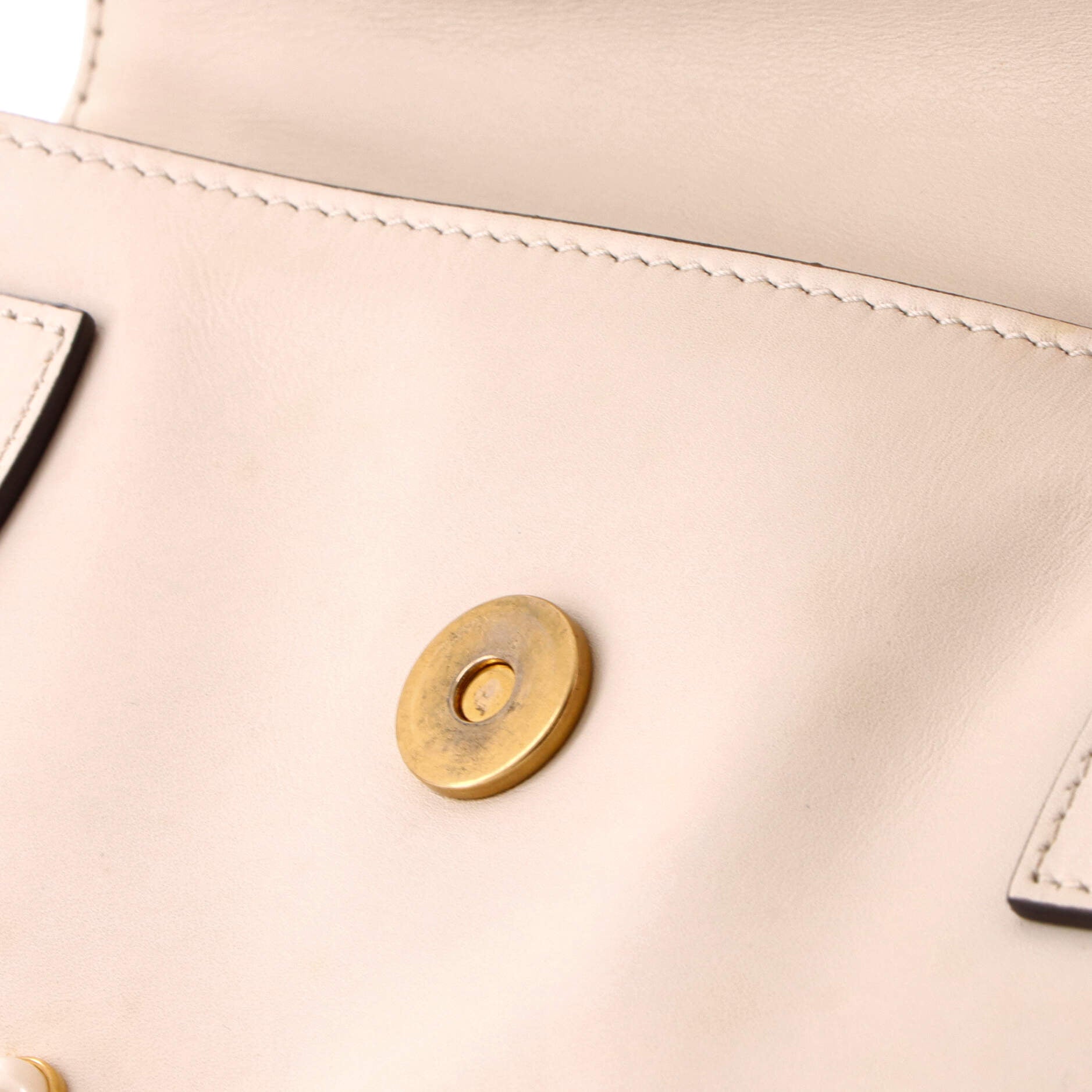 Broadway Pearly Bee Shoulder Bag Embellished Leather Mini
