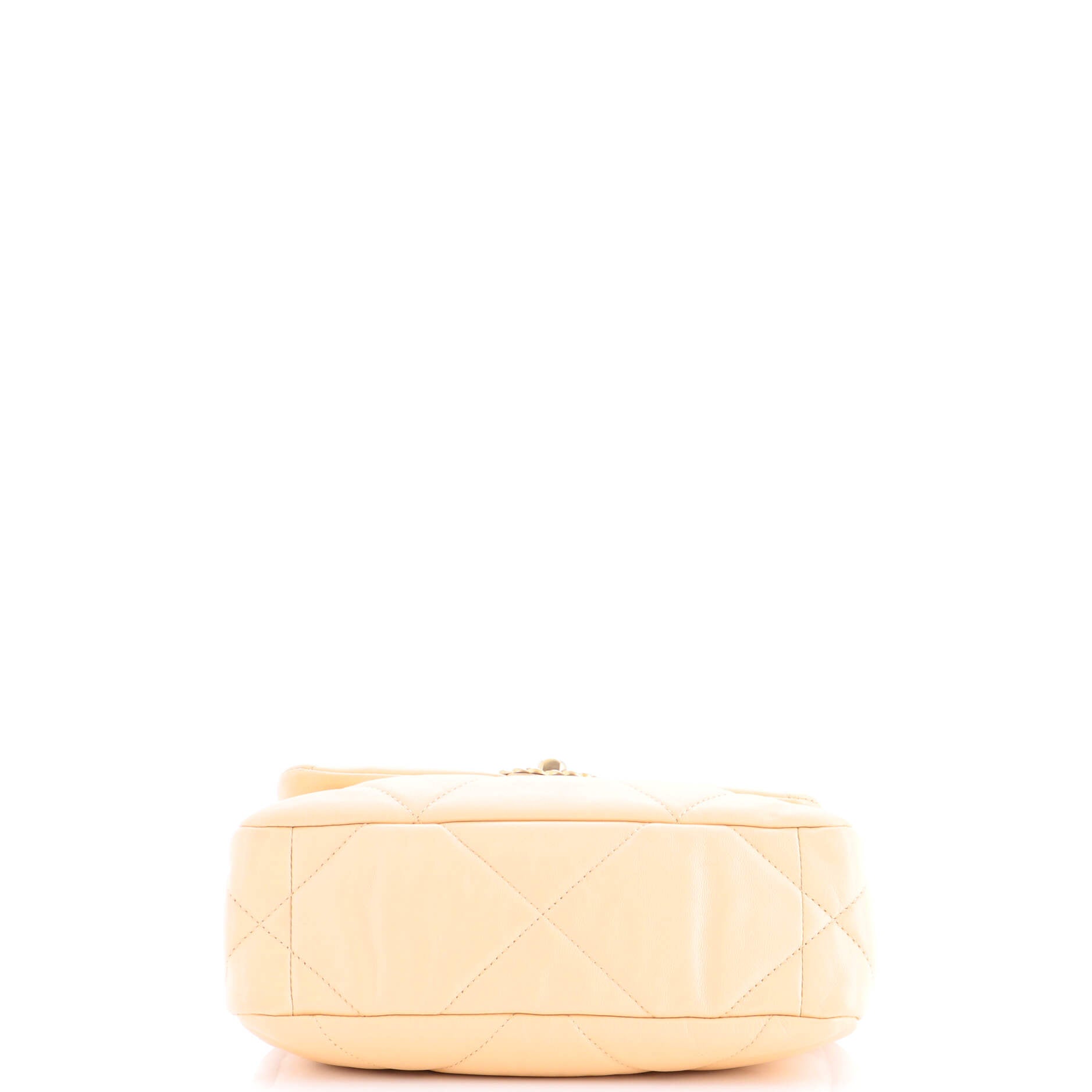 19 Flap Bag Quilted Leather Medium