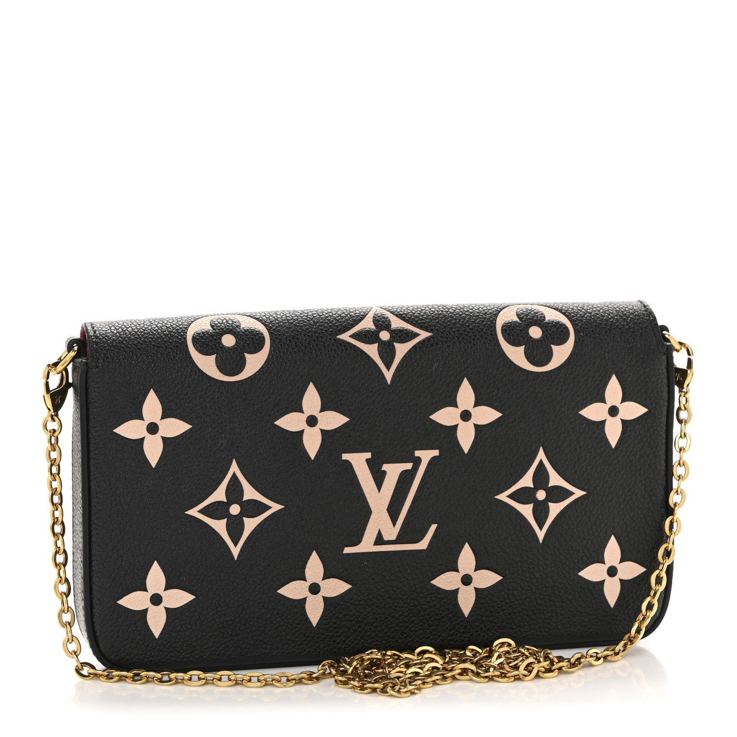 Empreinte Monogram Giant Felicie Pochette Black Beige