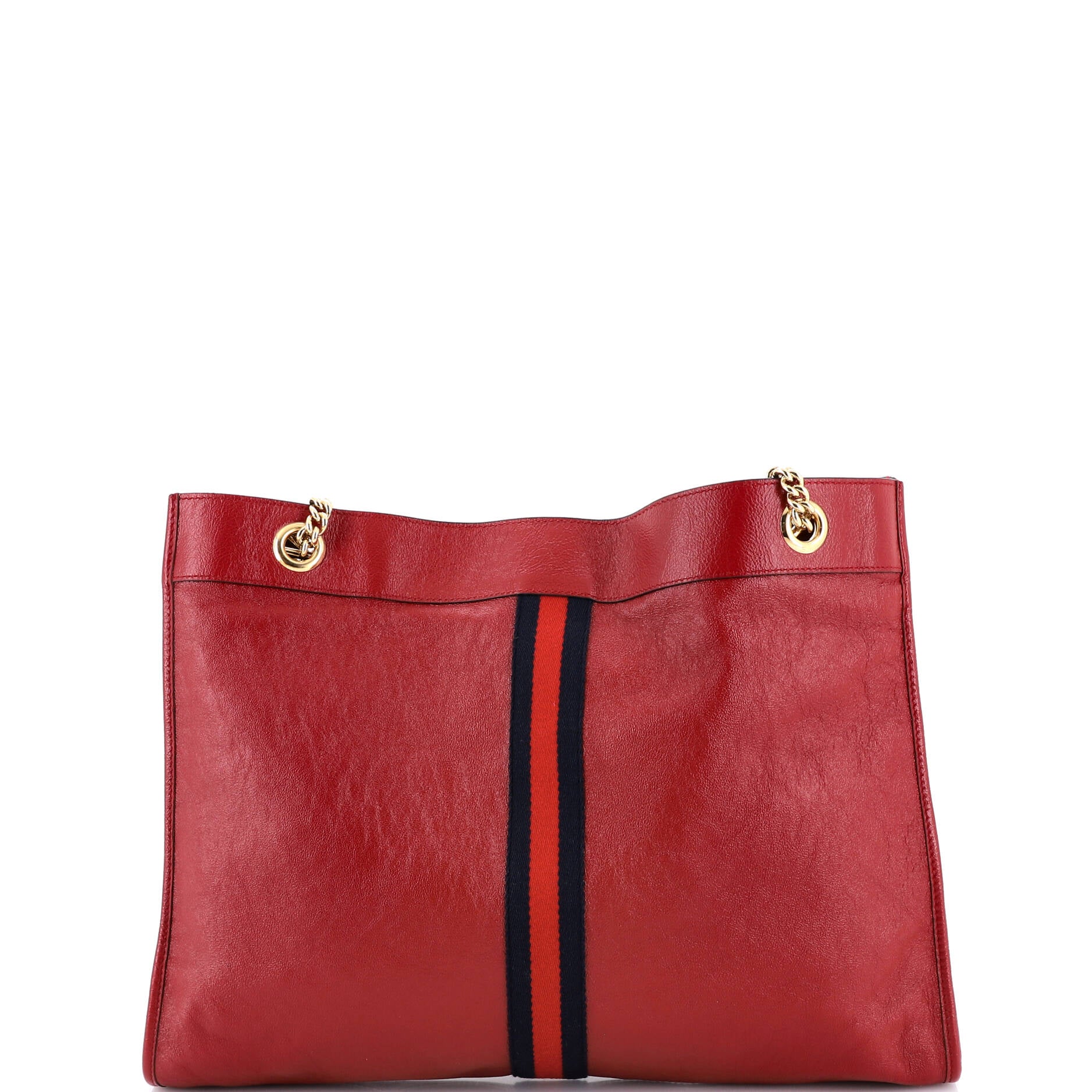 Rajah Chain Tote Leather Large