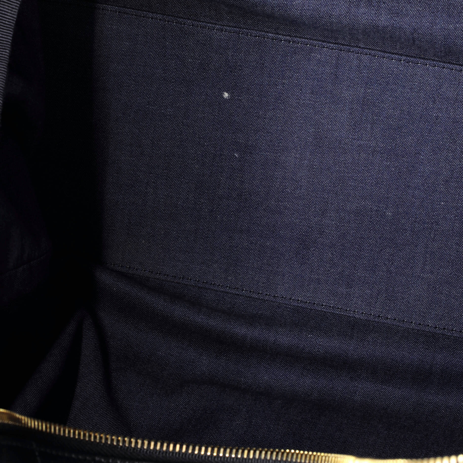 Logo Bowler Bag Stitched Calfskin Maxi