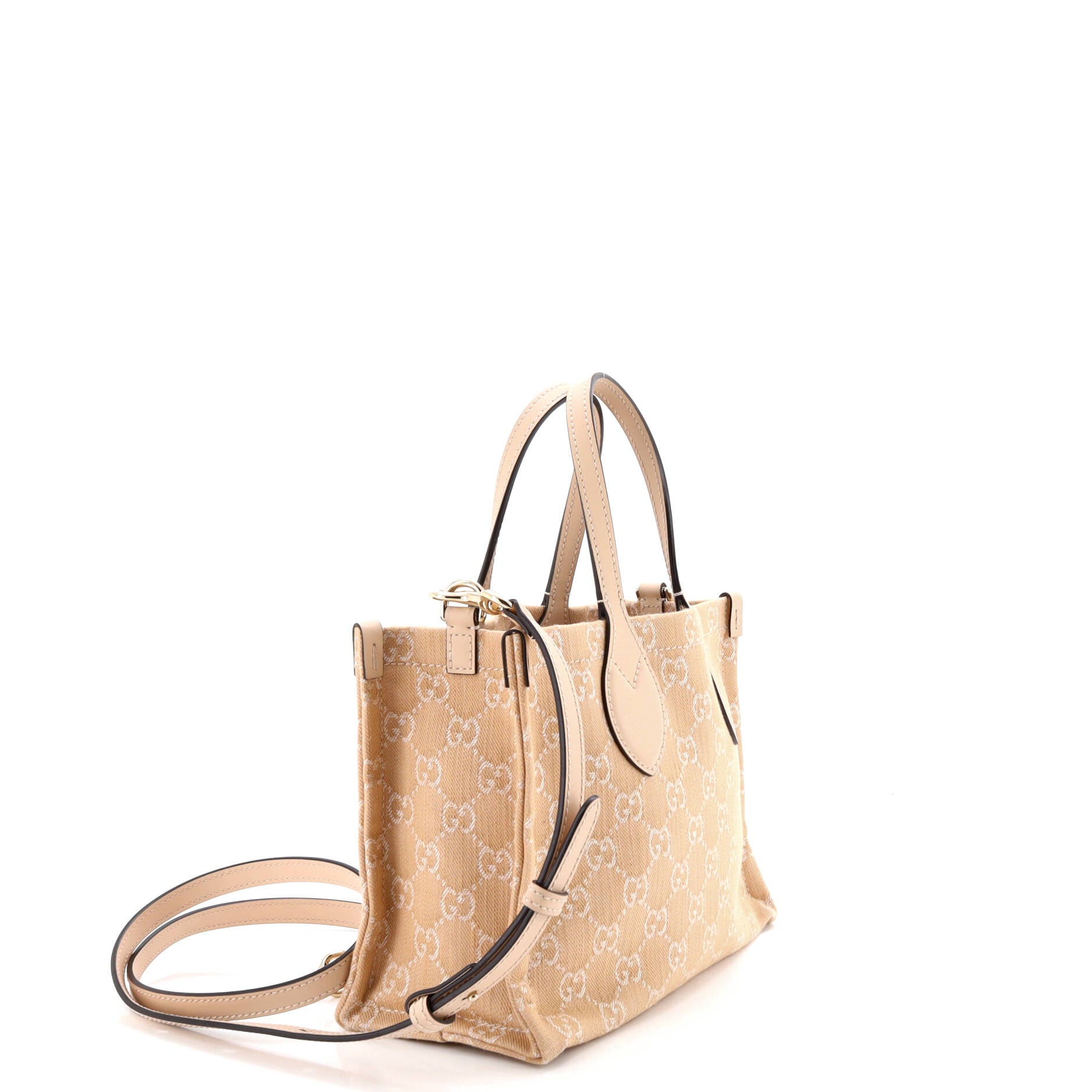 Ophidia Shopper Tote GG Denim Medium