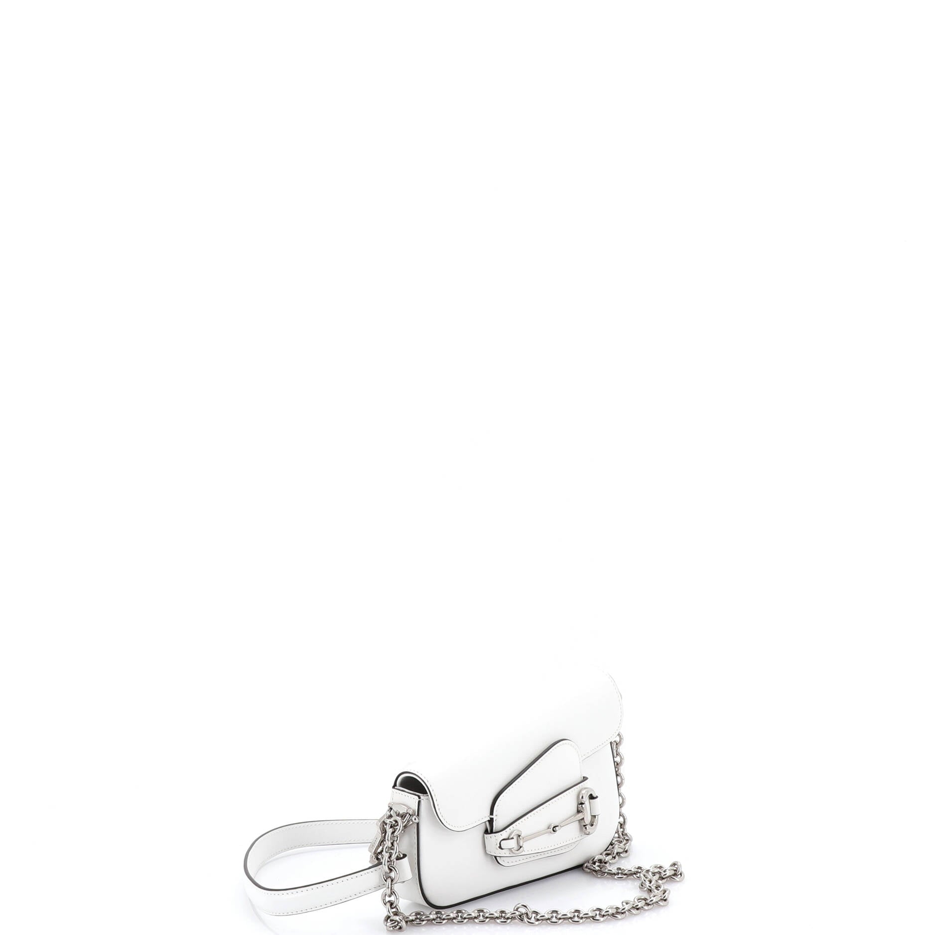 Horsebit 1955 Asymmetric Shoulder Bag Leather Mini