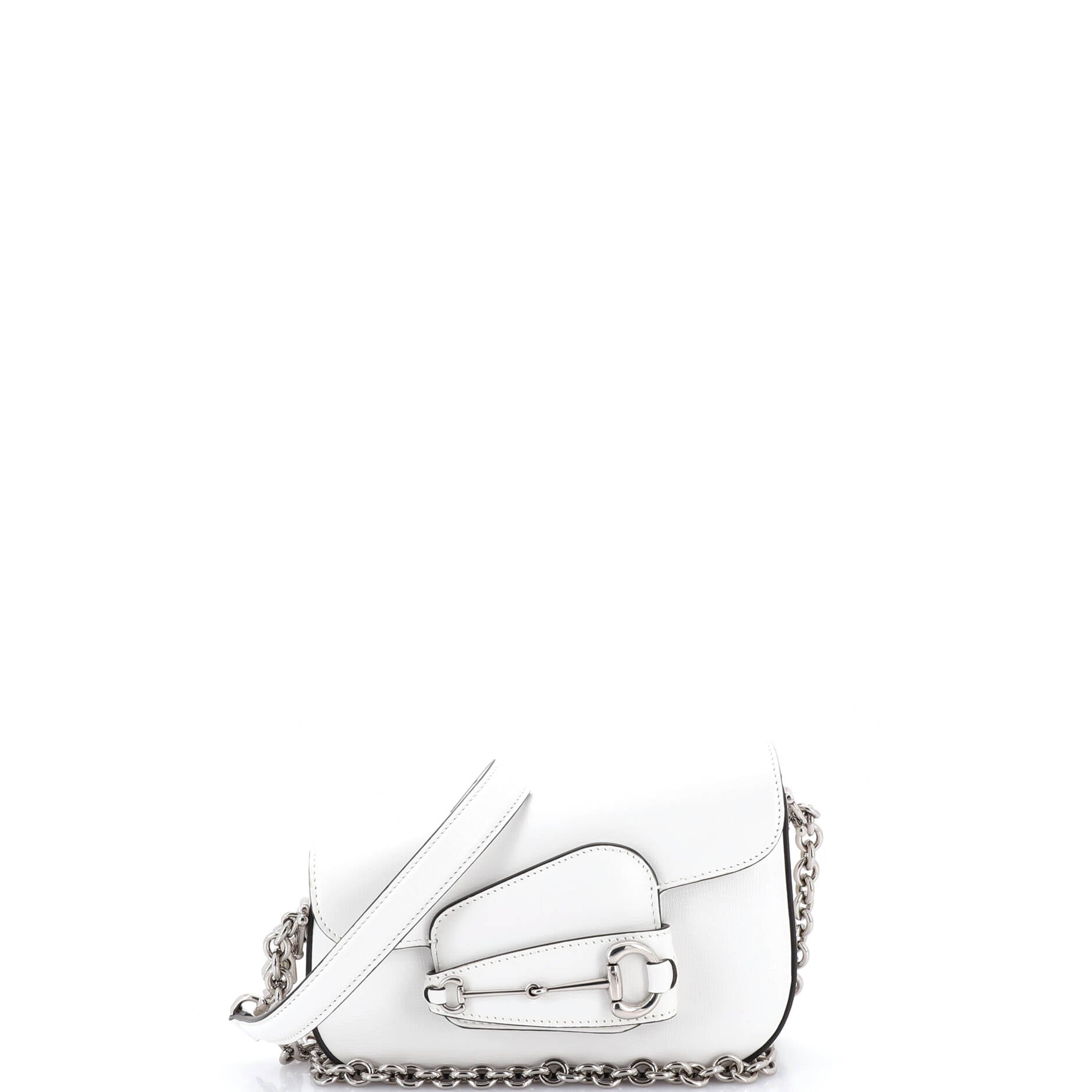Horsebit 1955 Asymmetric Shoulder Bag Leather Mini