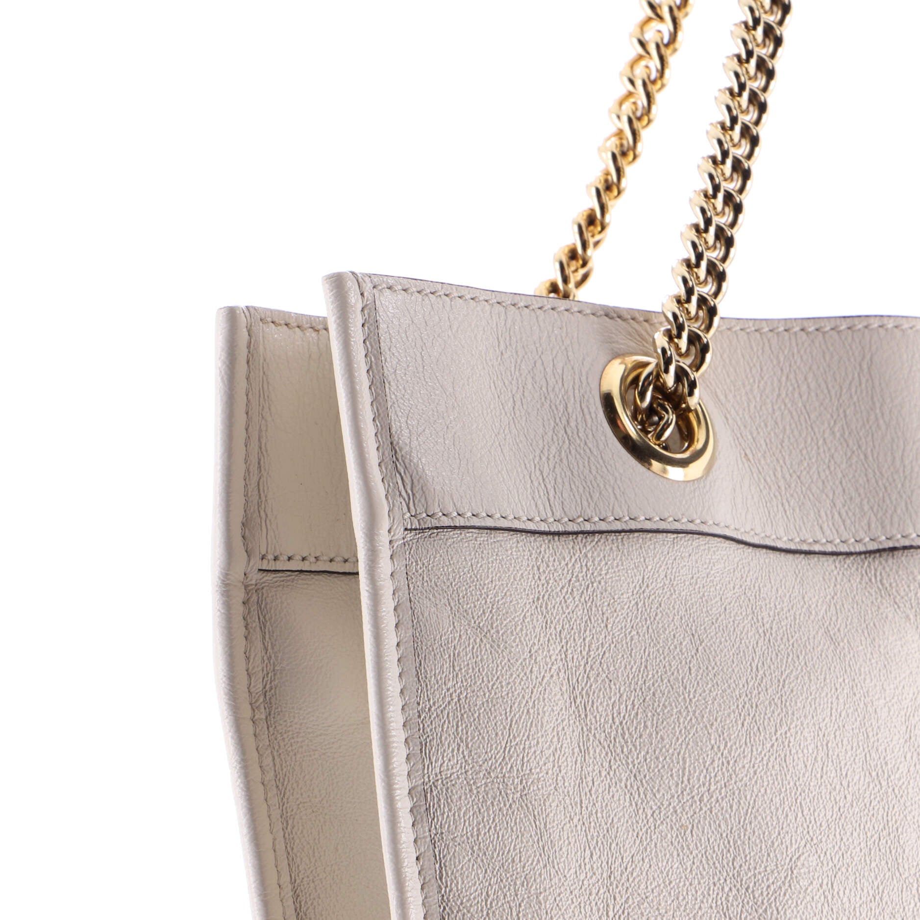 Rajah Chain Tote Leather Large