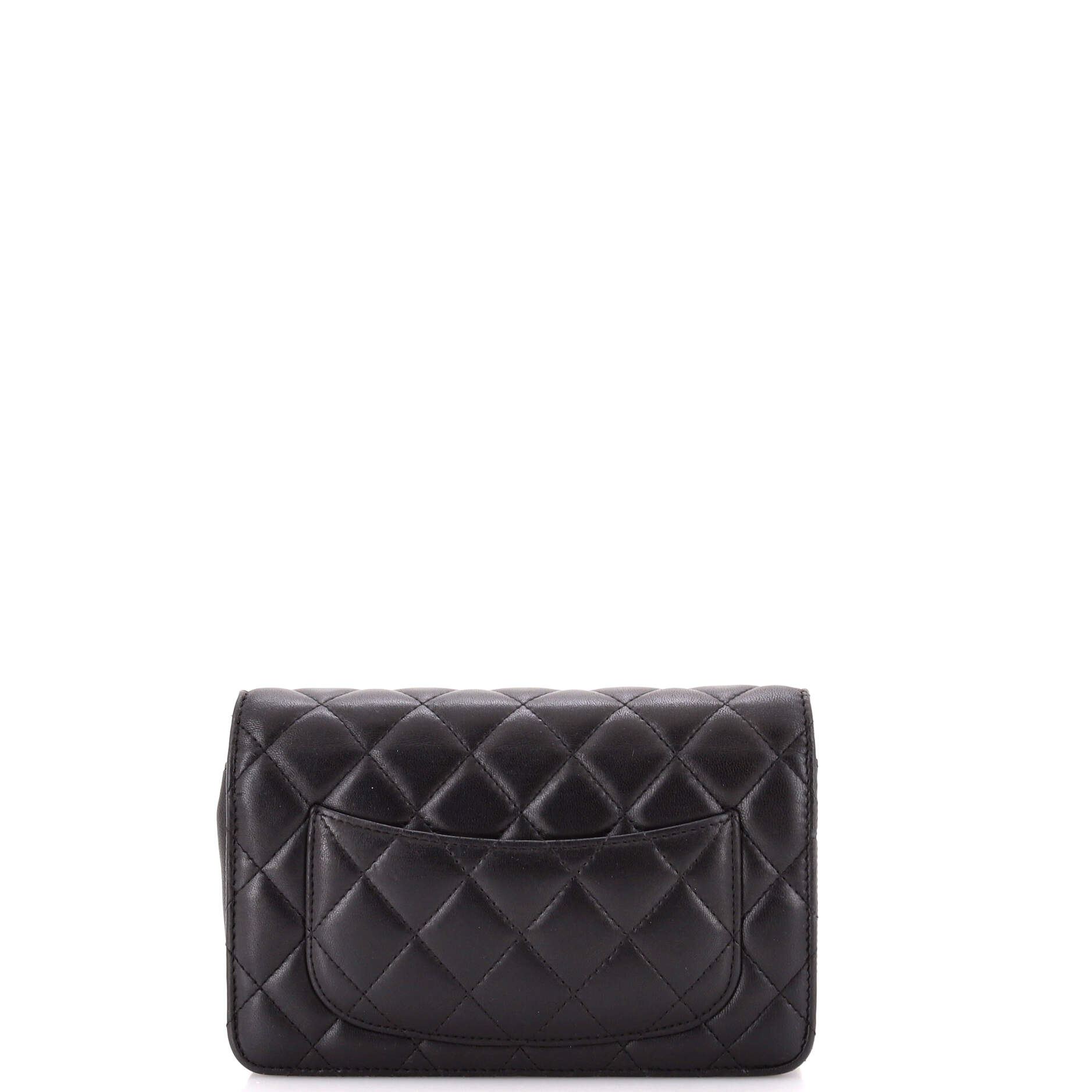 Wallet on Chain Quilted Lambskin