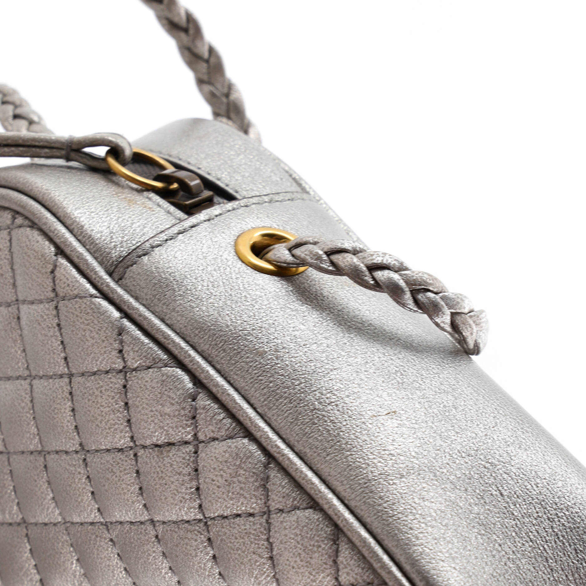Trapuntata Camera Bag Quilted Leather Small