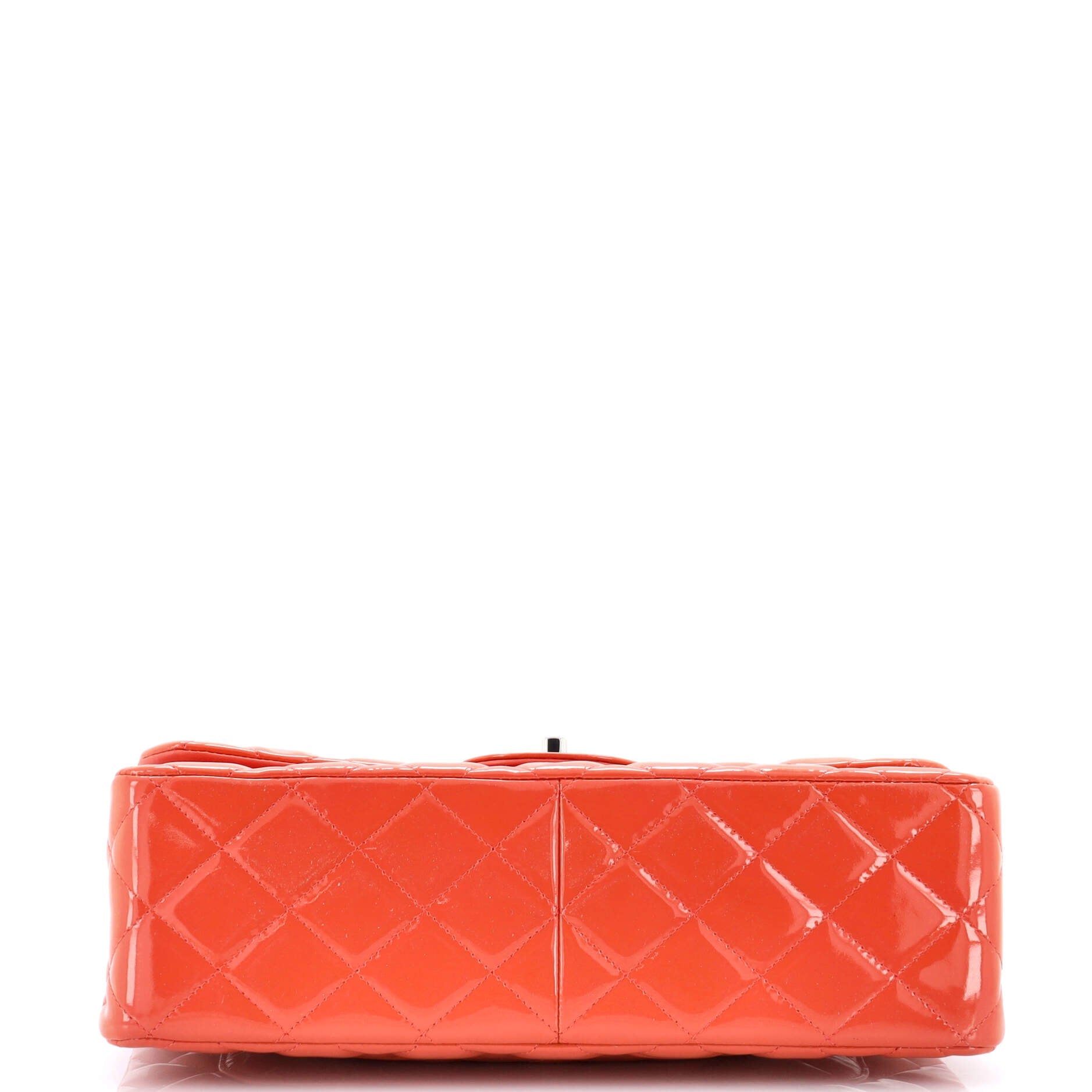 Classic Double Flap Bag Quilted Patent Jumbo