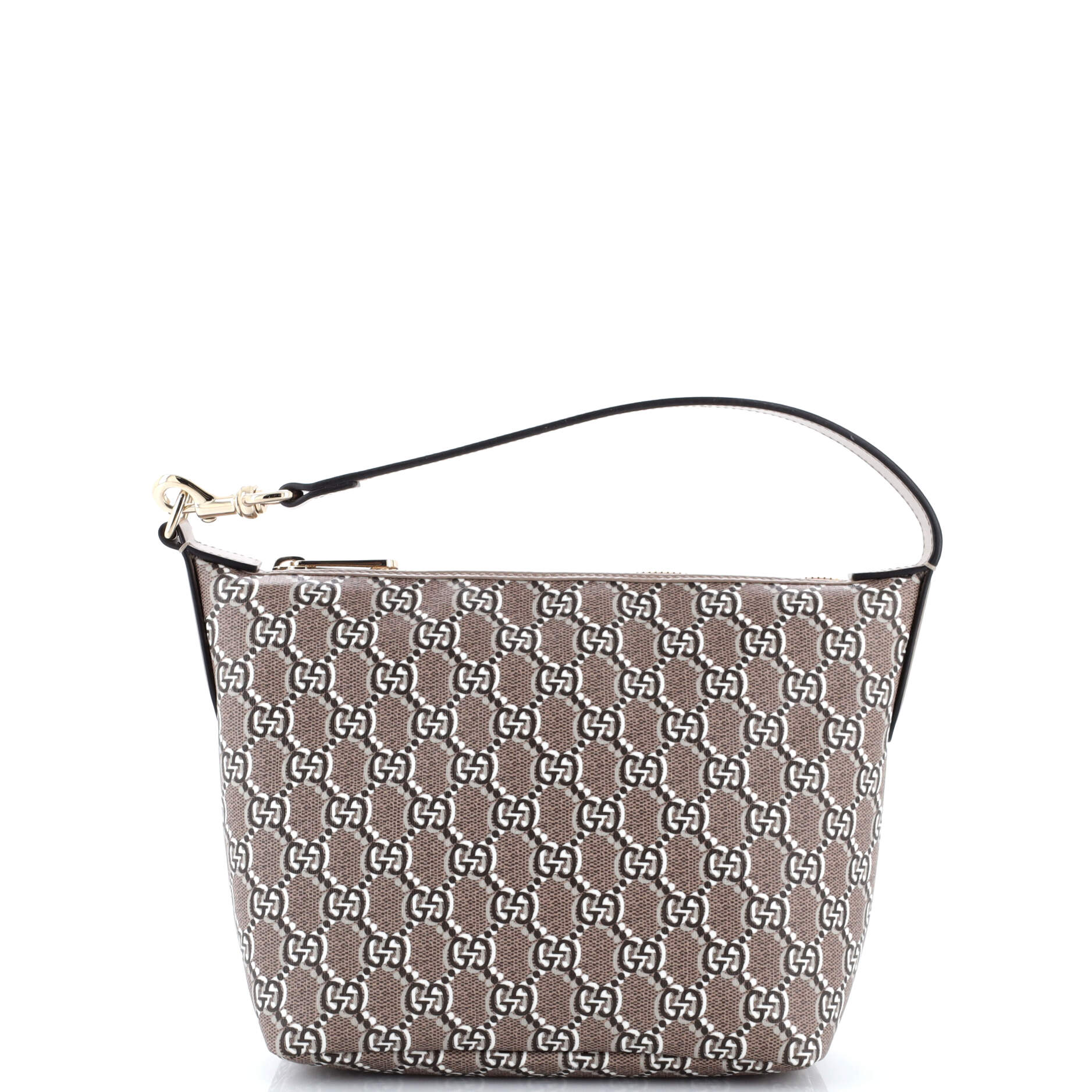Ophidia Zip Shoulder Bag GG Shadow Coated Canvas Super Mini