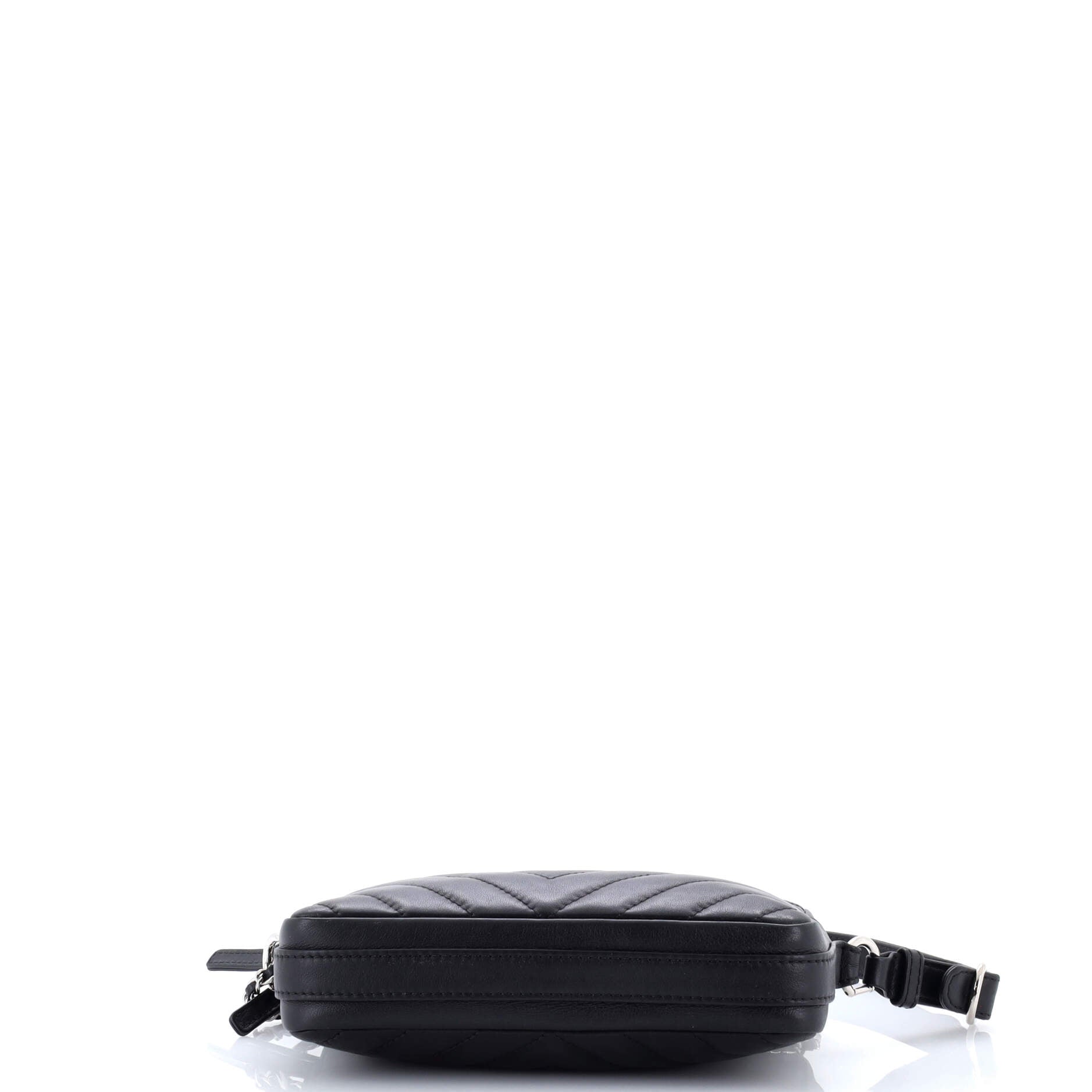 Promenade Camera Bag Chevron Lambskin Small
