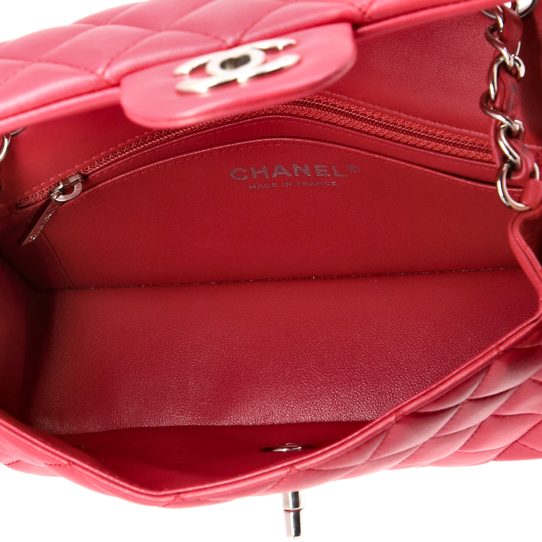 Classic Single Flap Bag Quilted Lambskin Mini