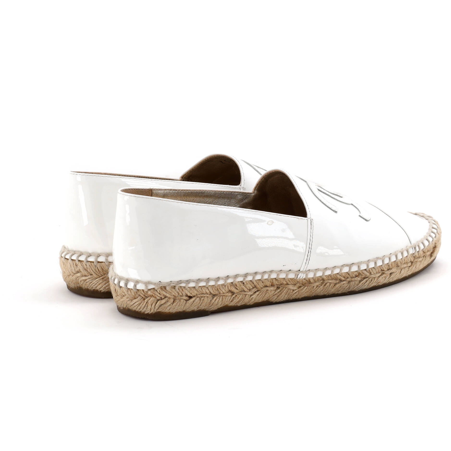 Women's CC Cap Toe Espadrilles Patent