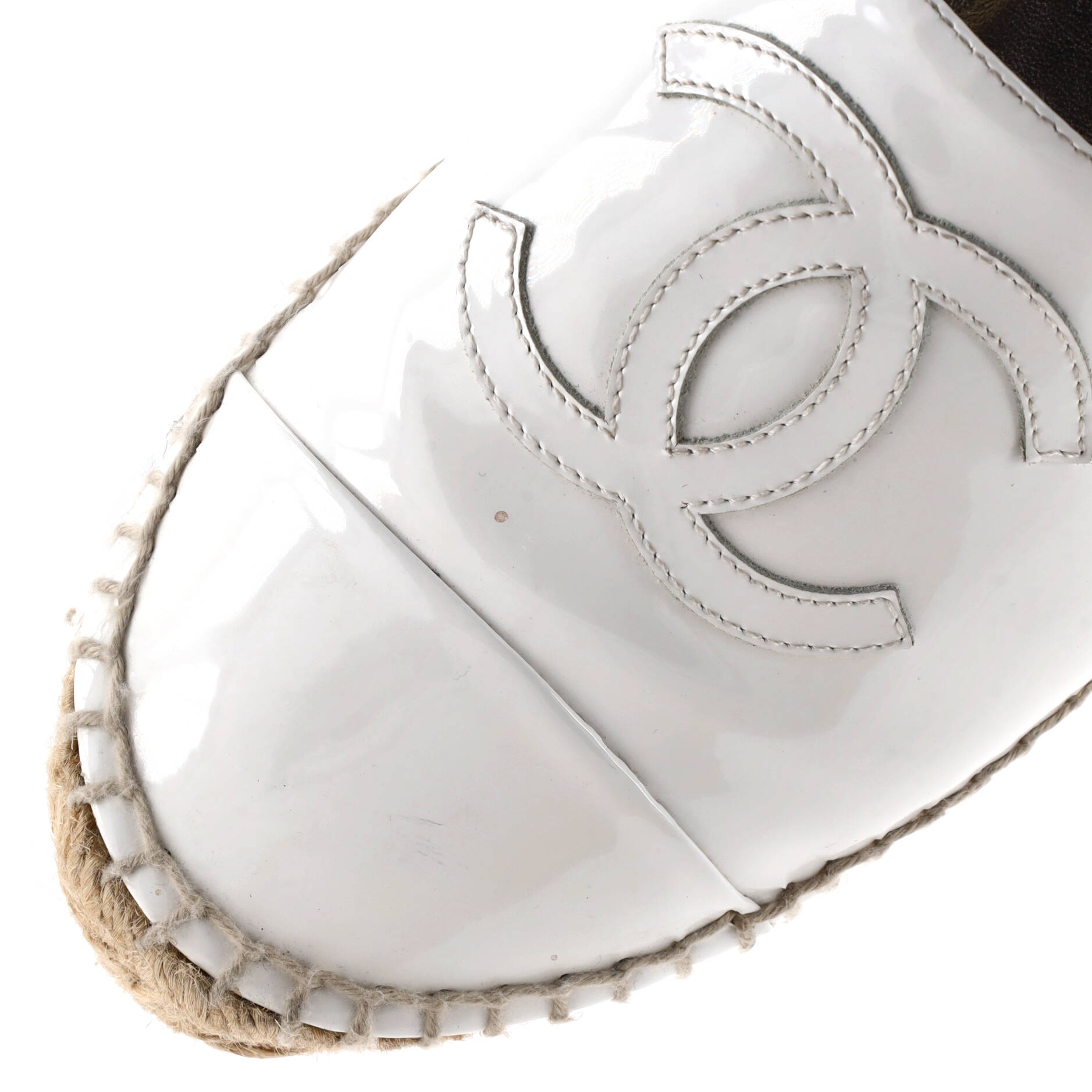 Women's CC Cap Toe Espadrilles Patent