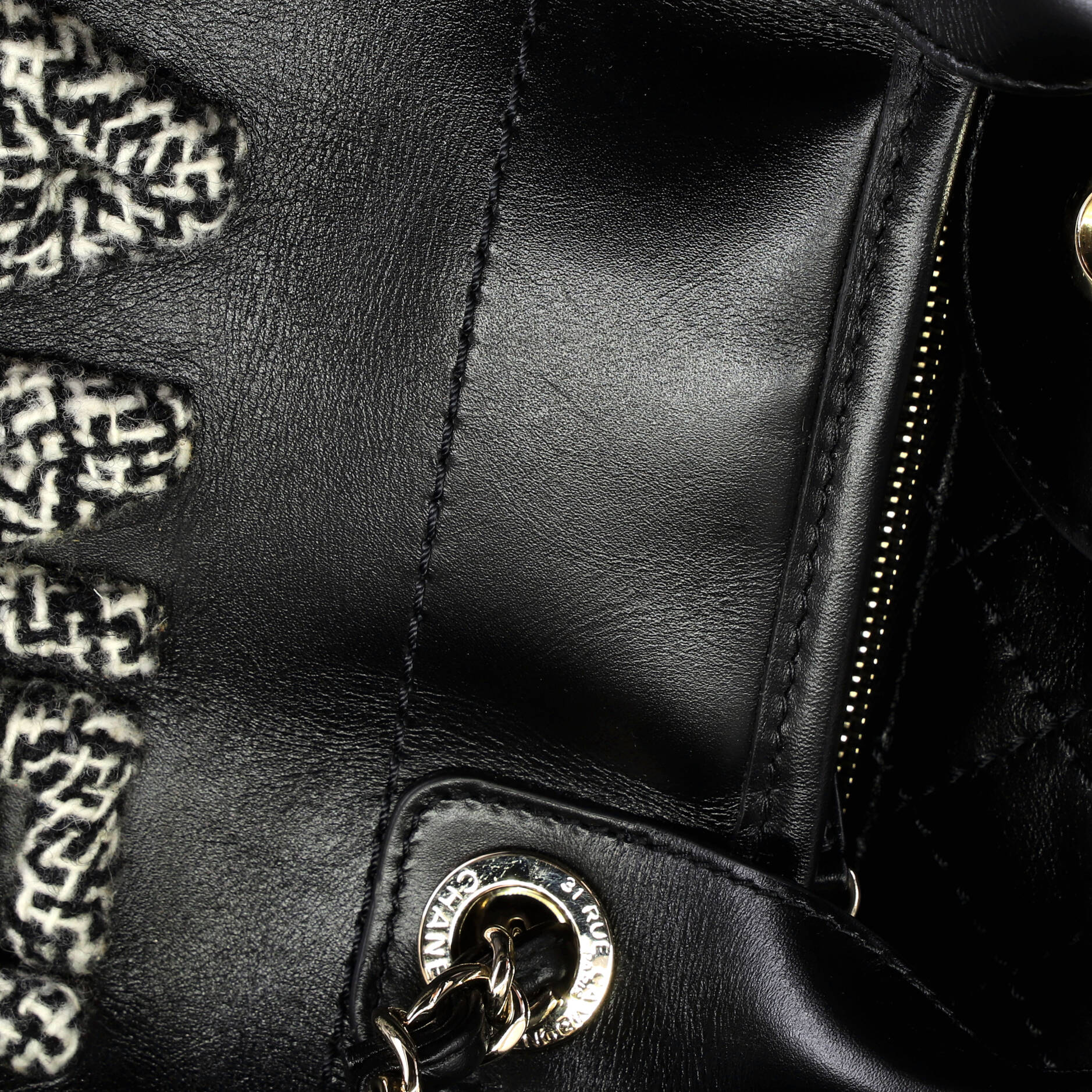 Deauville Tote Embellished Shiny Calfskin Medium