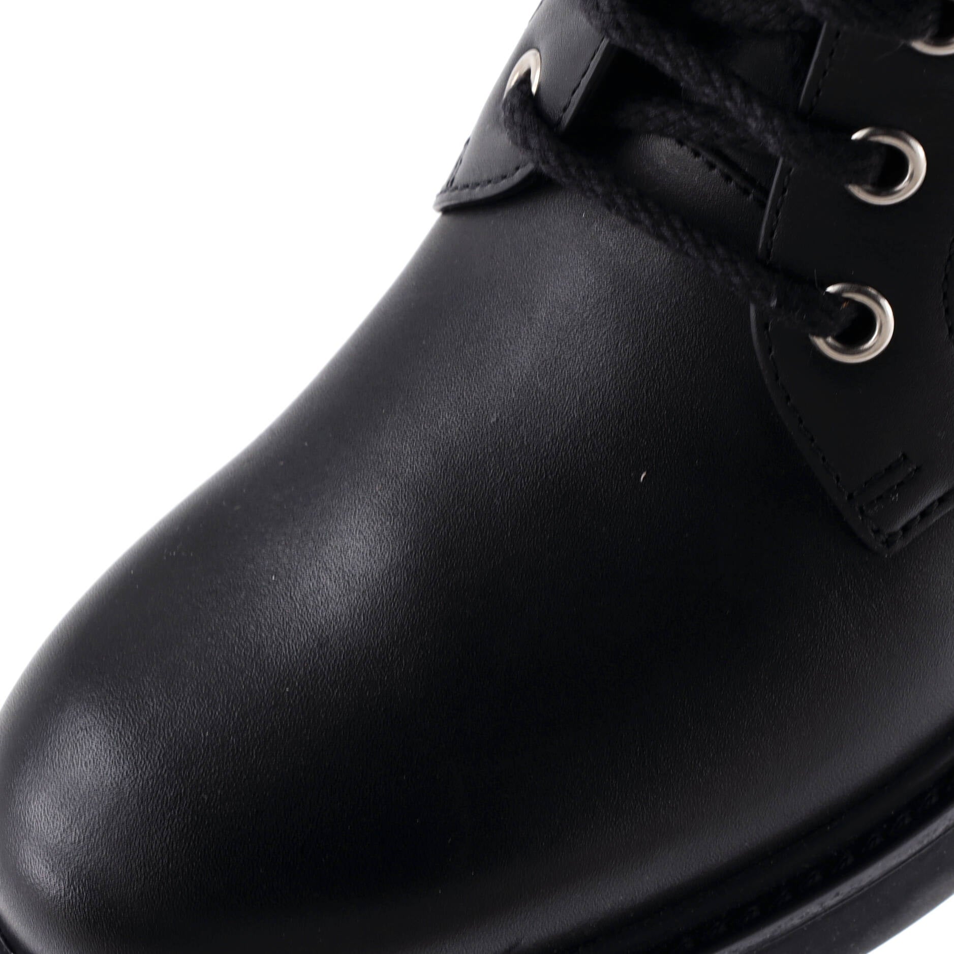 Women's GG Marmont Lace Up Ankle Boots Jumbo GG Canvas and Leather