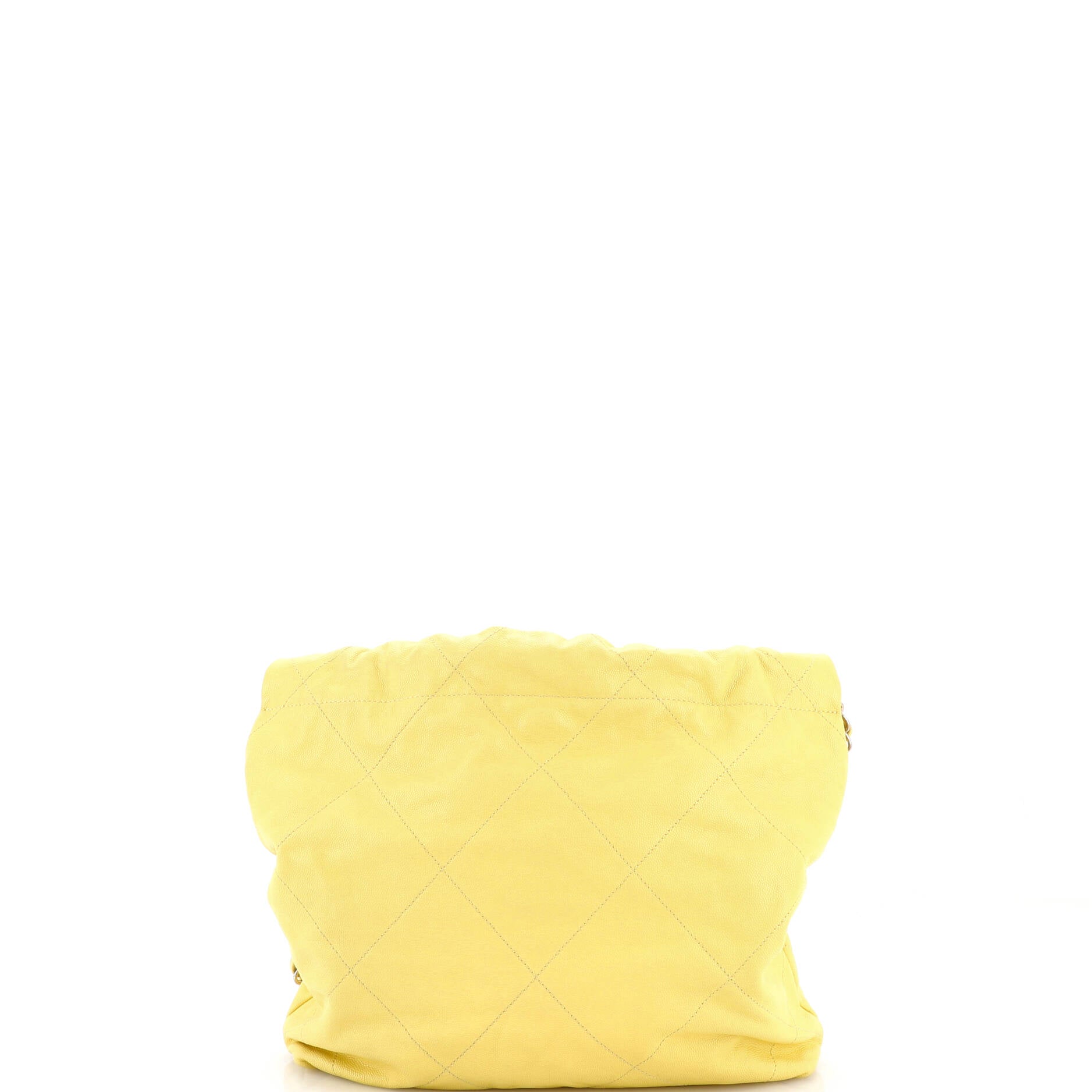 22 Chain Hobo Quilted Caviar Small