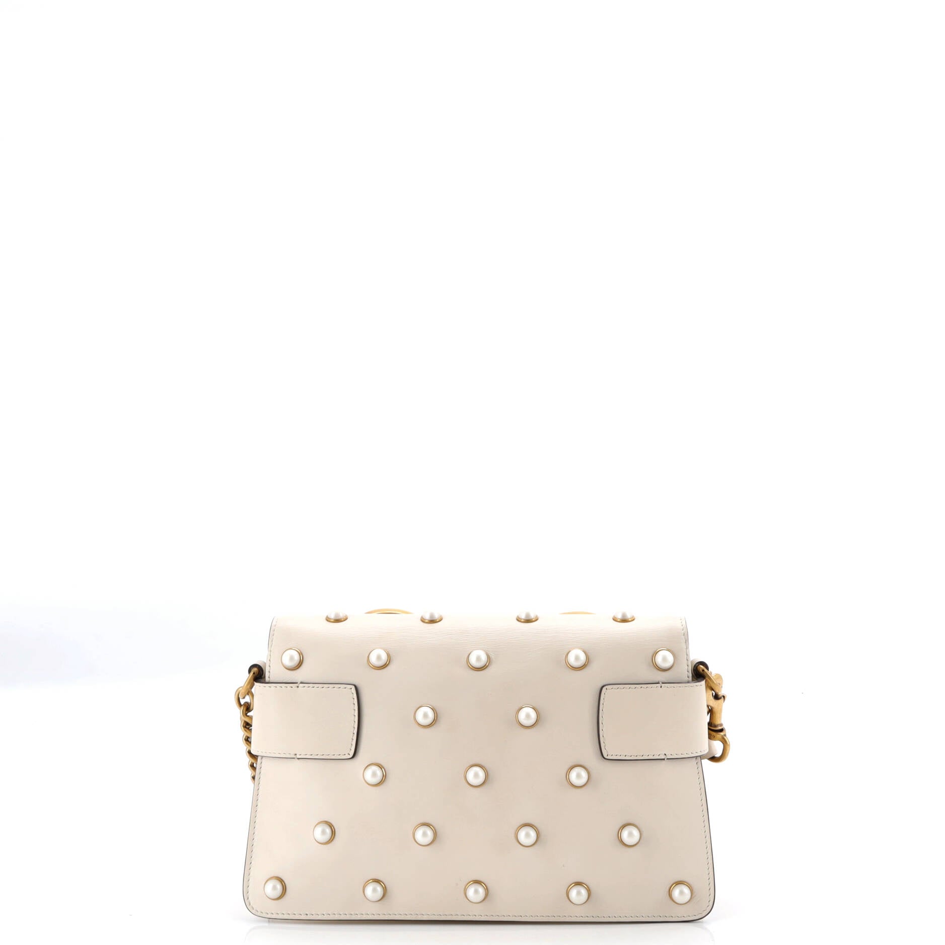 Broadway Pearly Bee Shoulder Bag Embellished Leather Mini
