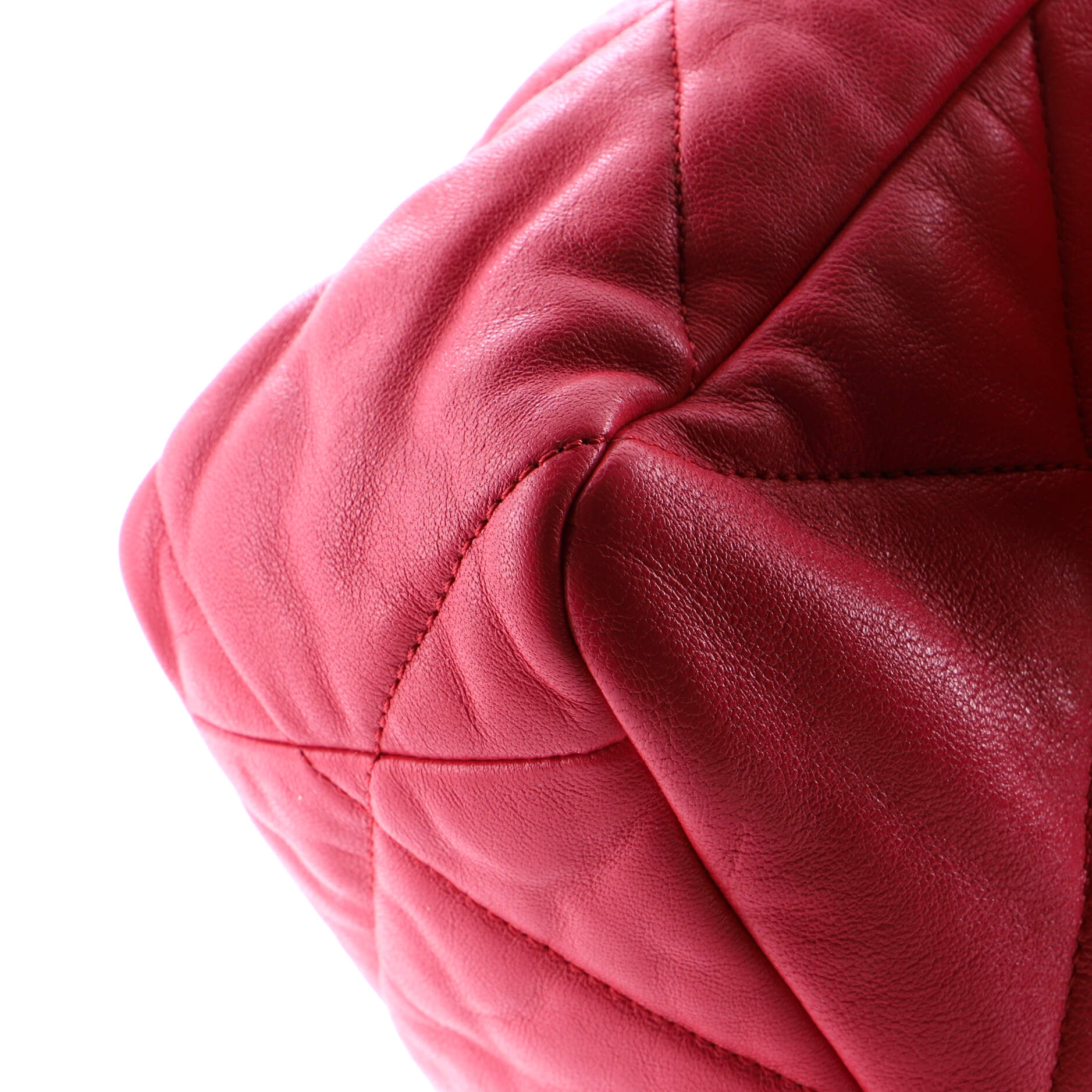 19 Flap Bag Quilted Leather Large