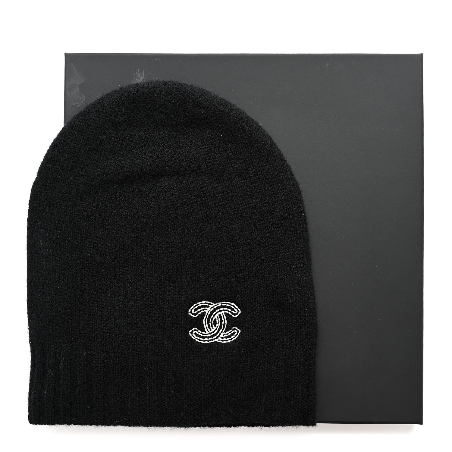 Cashmere CC Beanie Hat Black