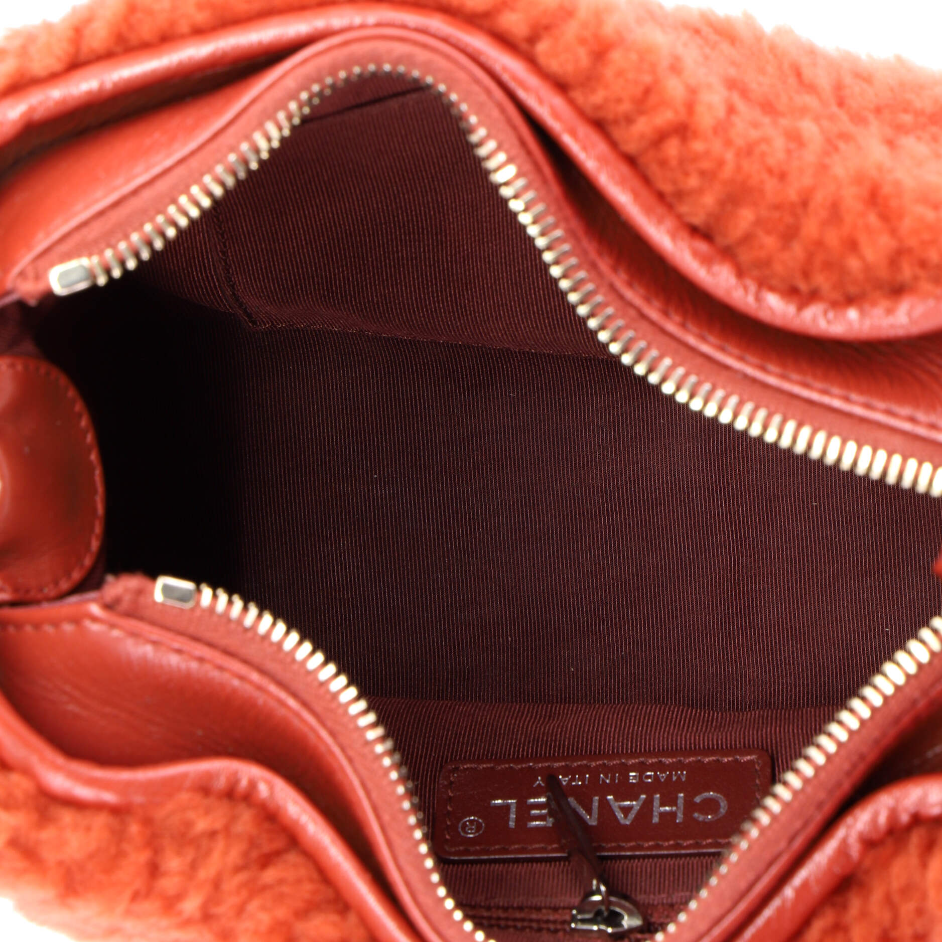 Gabrielle Hobo Shearling and Leather Small